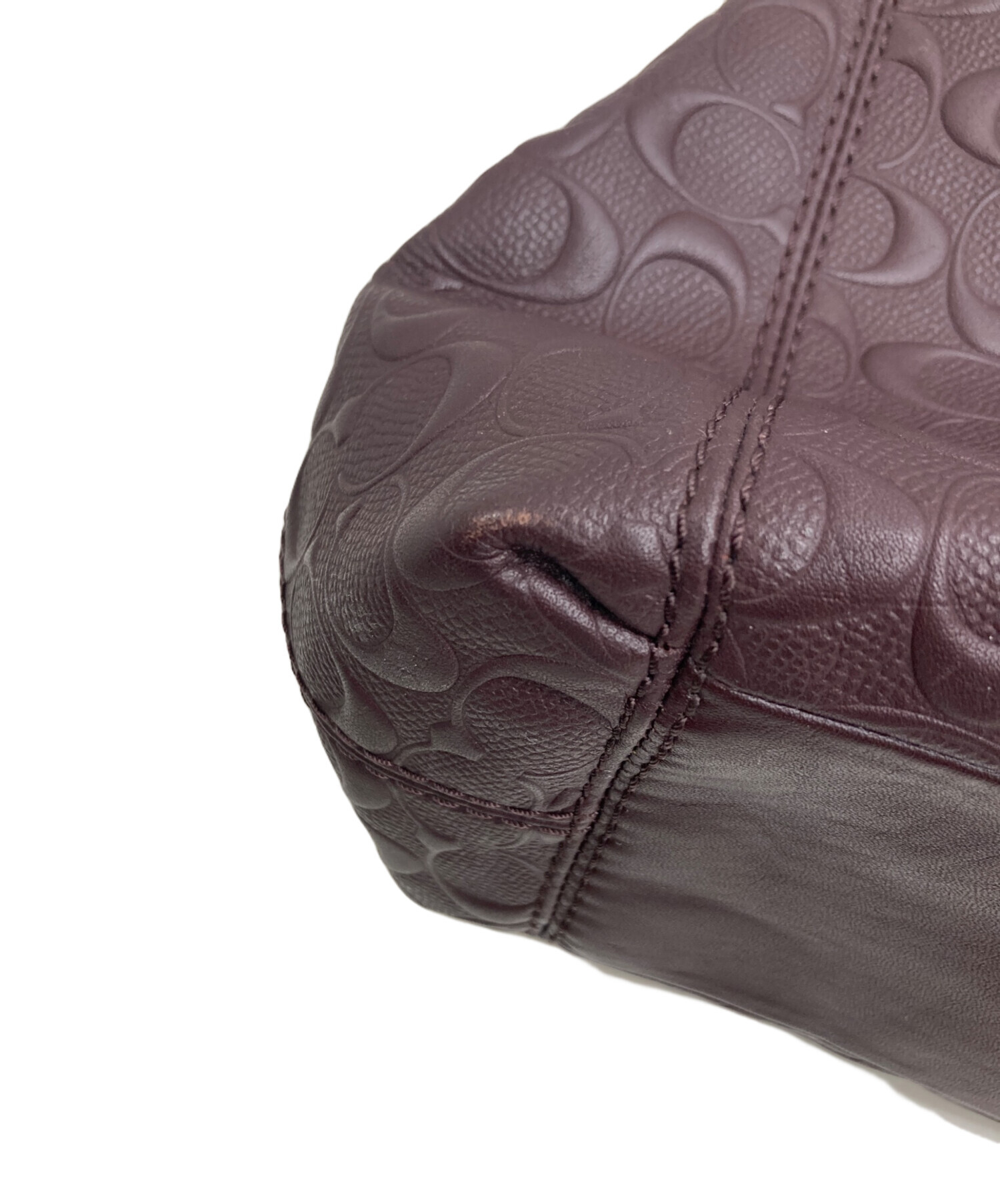 中古・古着通販】COACH (コーチ) シグネチャートートバッグ ブラウン