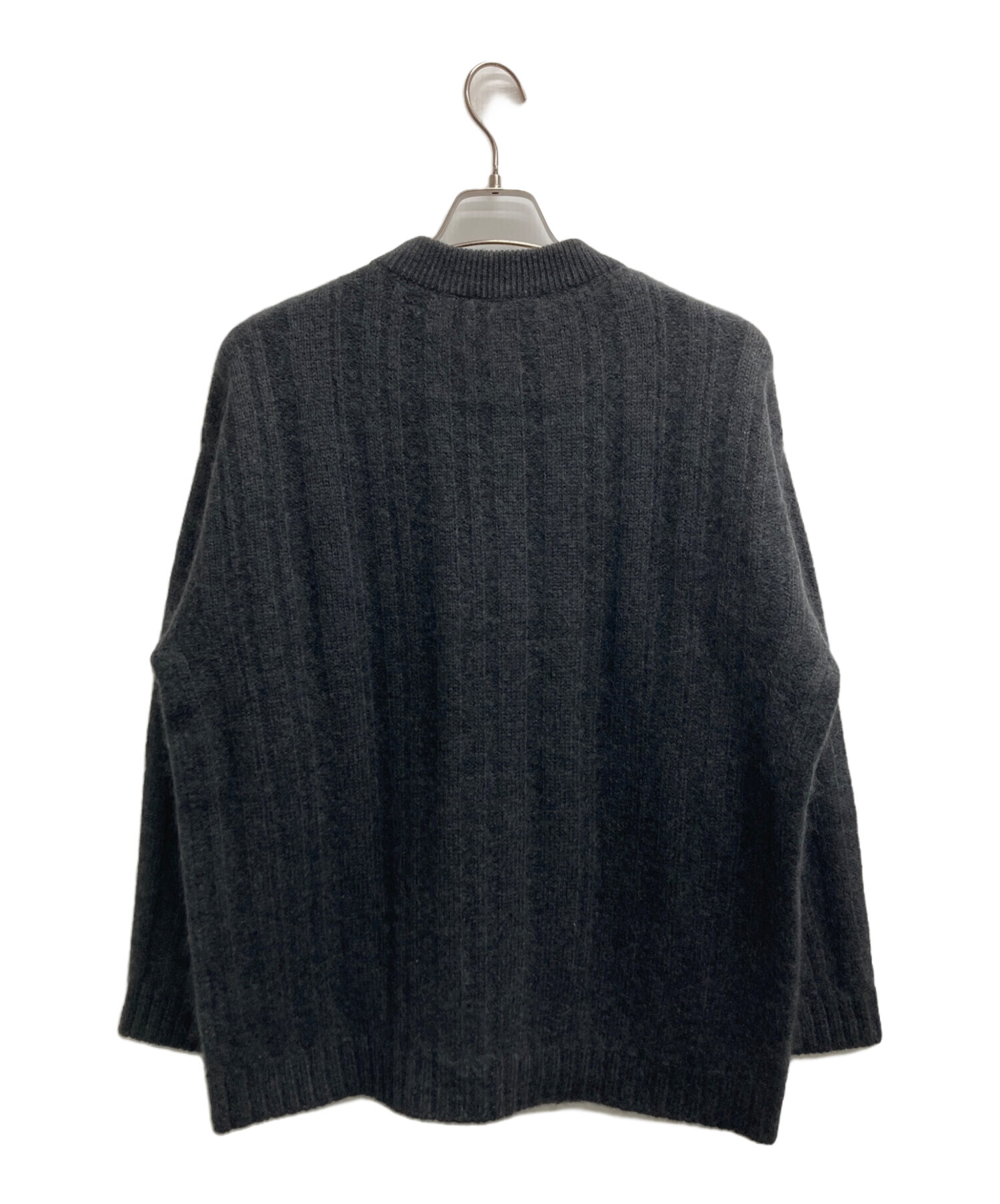 中古・古着通販】ATON (エイトン) MOHAIR SILK SHAGGY RANDOM RIB 