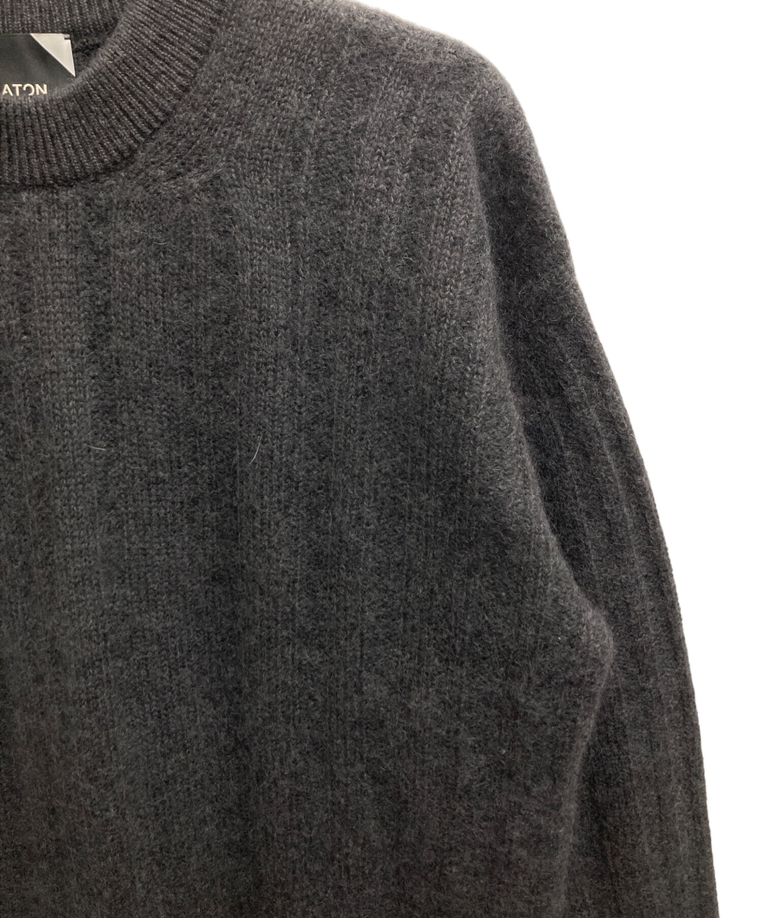 中古・古着通販】ATON (エイトン) MOHAIR SILK SHAGGY RANDOM RIB 