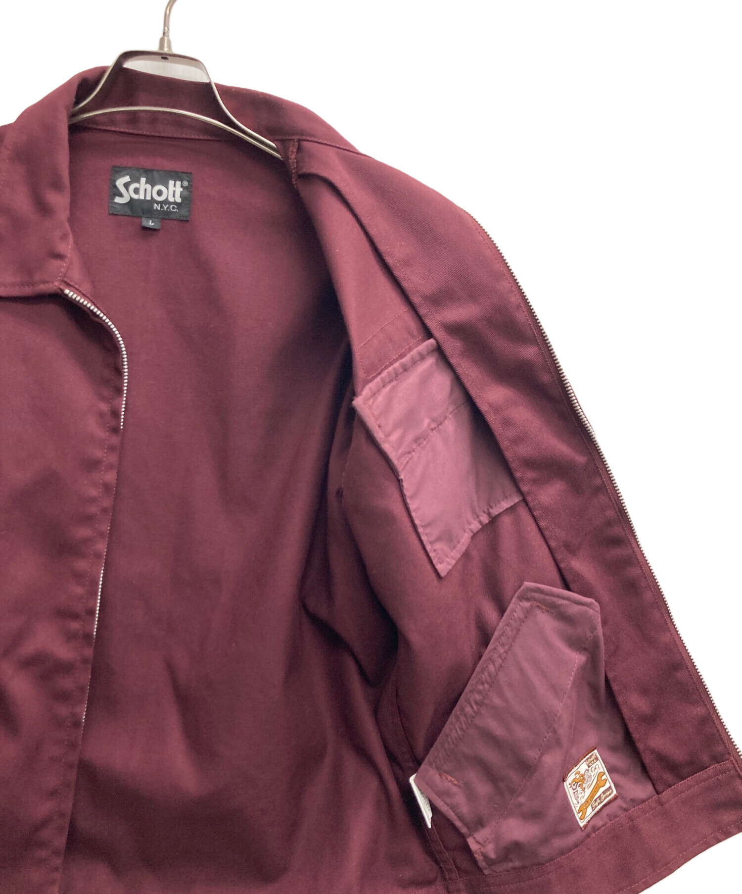 ふ*す様 USワークジャケット1 　6着アソート　洗濯済　80S～ 中古・古着通販】Schott (ショット) ワークジャケット レッド サイズ:L