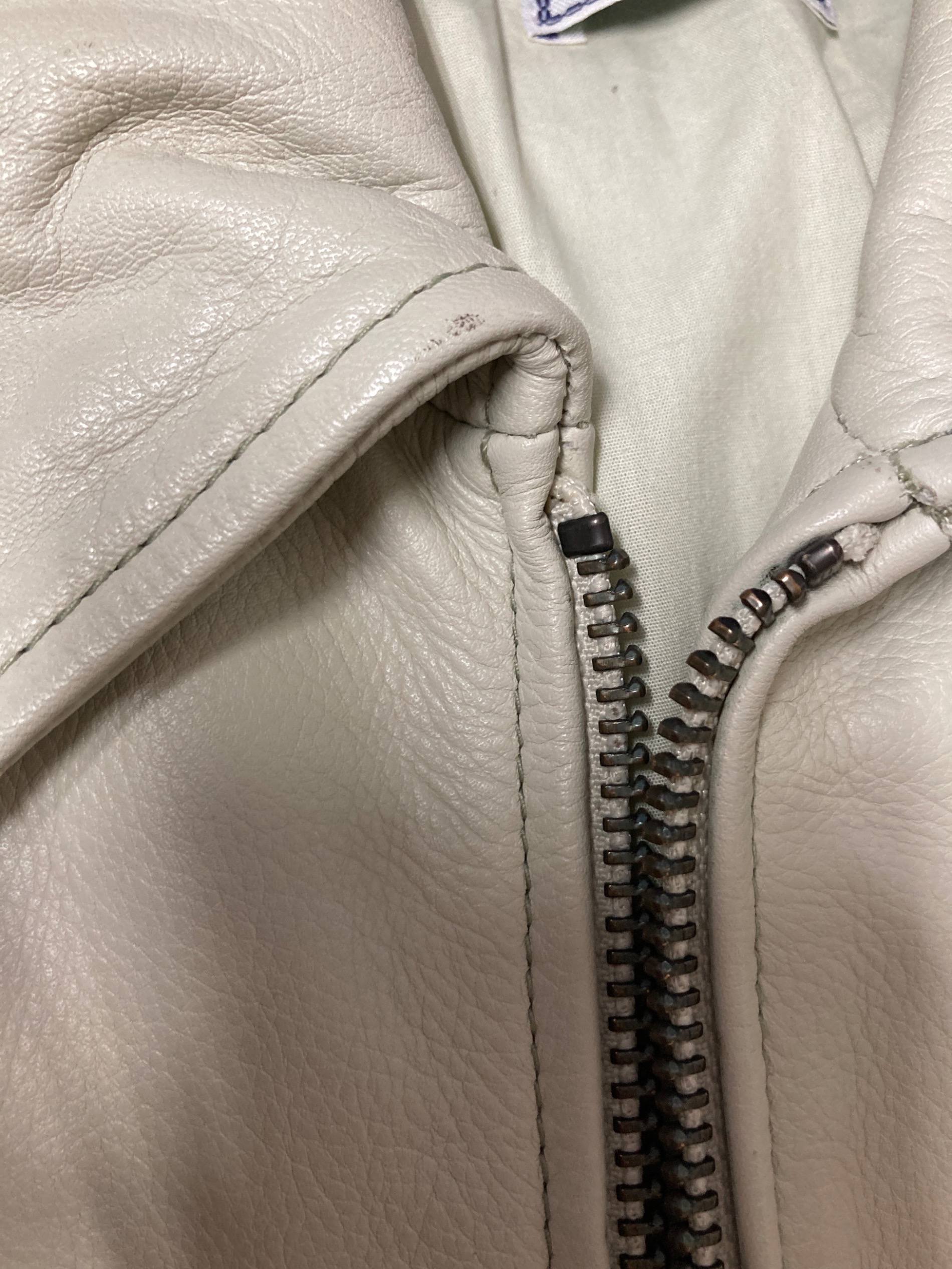 中古・古着通販】GUESS USA (ゲス ユーエスエー) COW LEATHER JACKET 