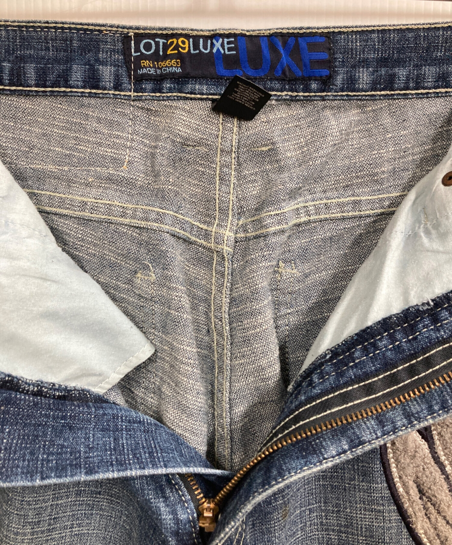 中古・古着通販】lot29 (ロット29) デニムパンツ ネイビー サイズ:34
