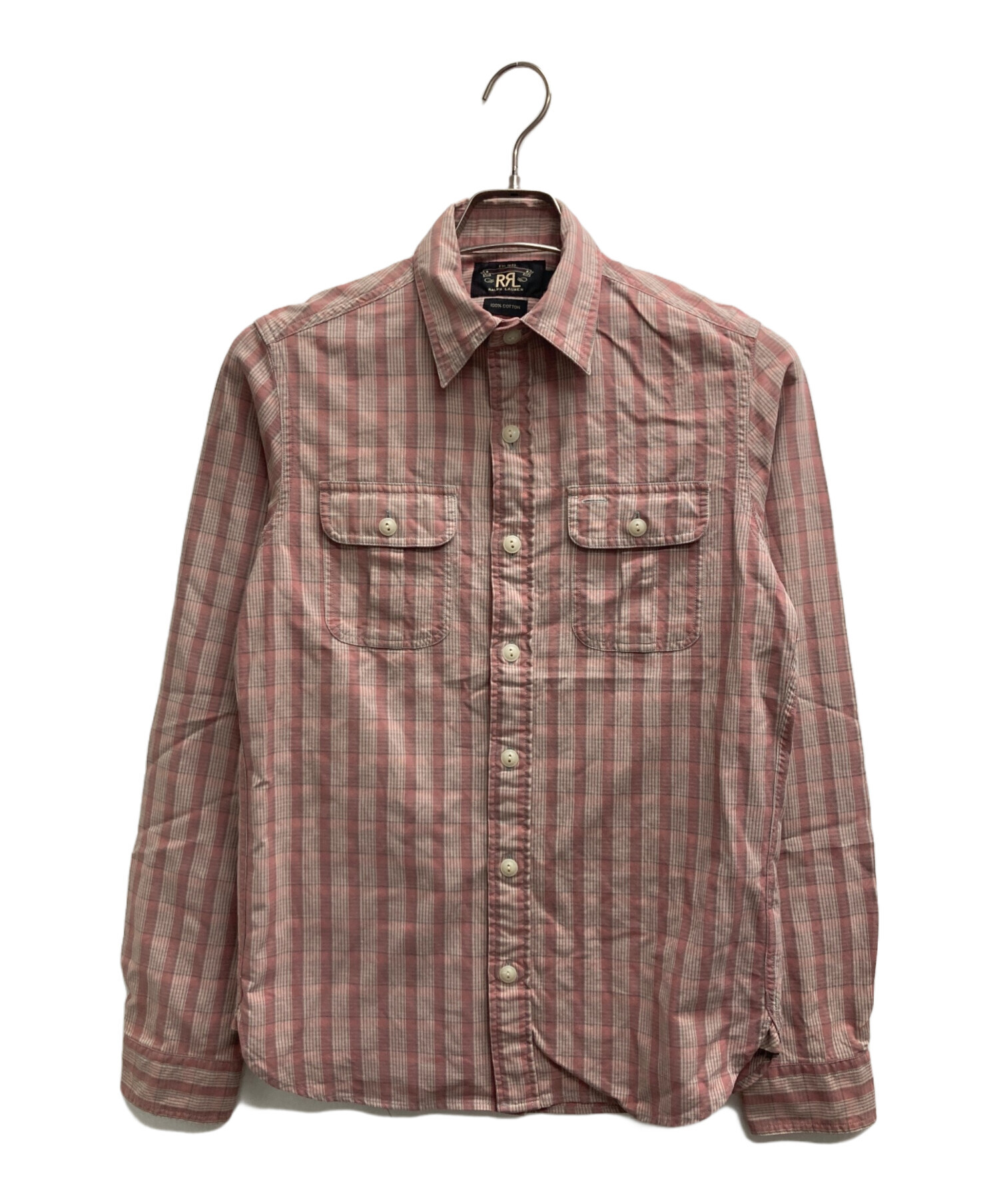 中古・古着通販】RRL (ダブルアールエル) 長袖シャツ ピンク サイズ:XS