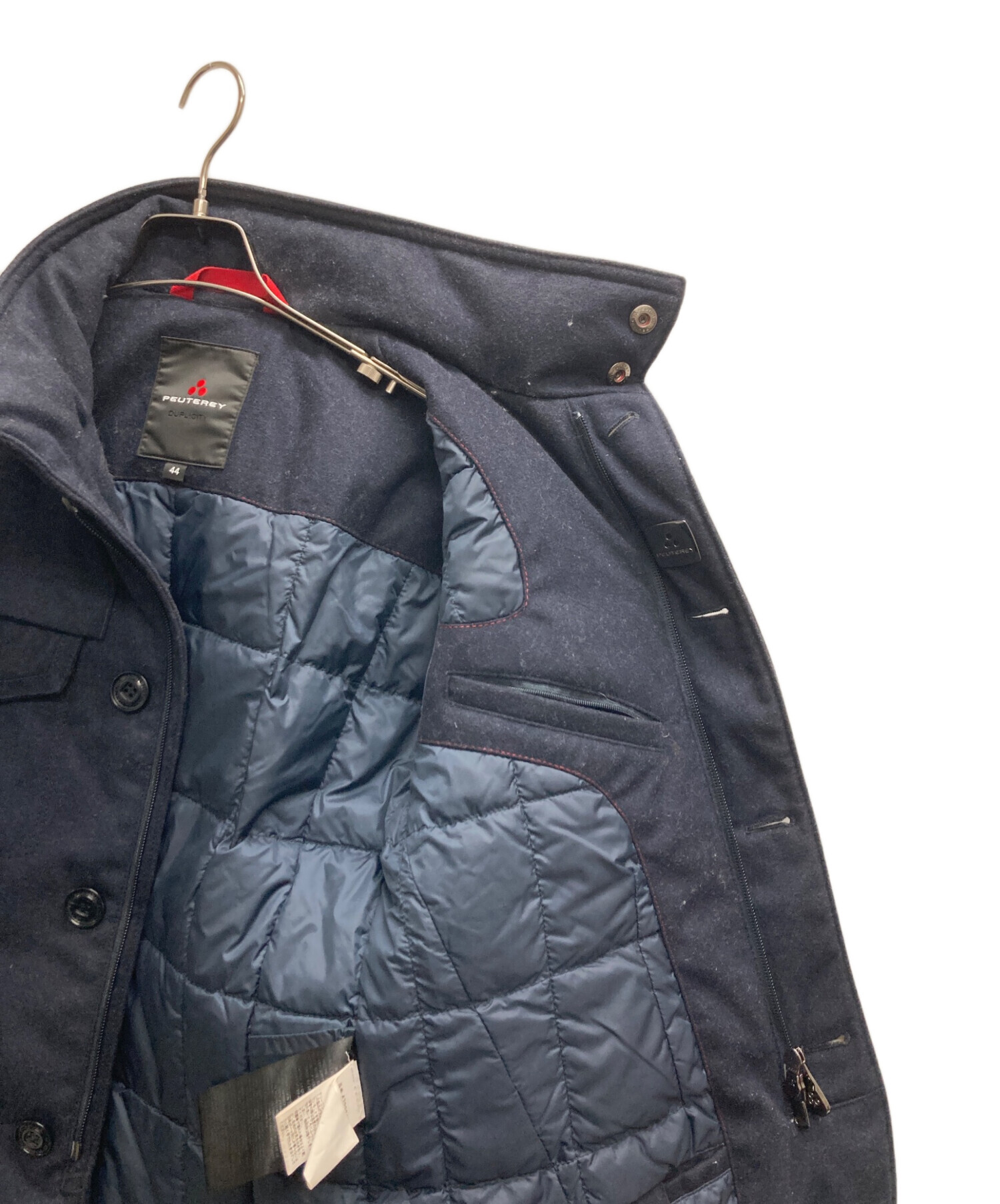 中古・古着通販】PEUTEREY (ピューテリー) ダウンジャケット ネイビー