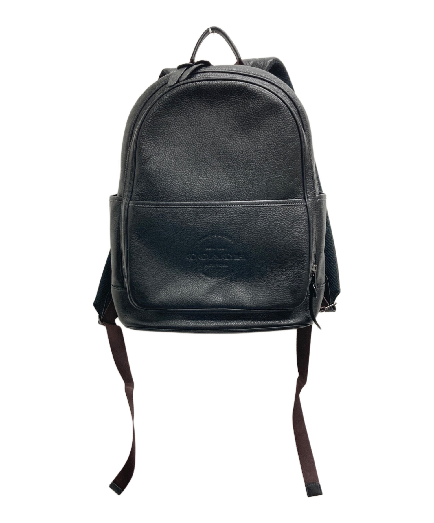 【未使用級】コーチ トンプソン リュック シグネチャージャガード 黒 レザー コーチ トンプソン リュック シグネチャージャガード 黒 レザー - メルカリ