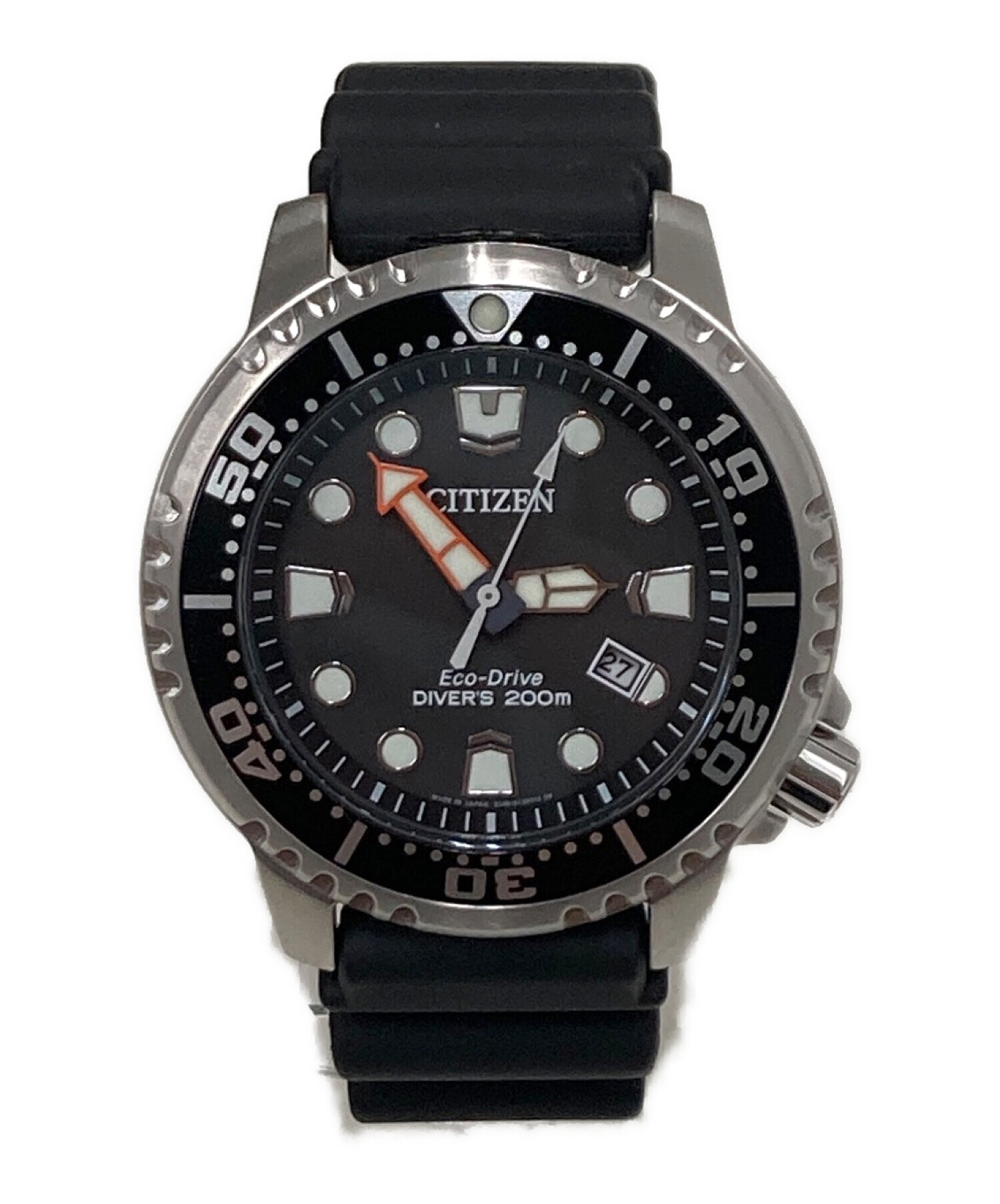 中古・古着通販】CITIZEN (シチズン) ダイバーズウォッチ ブラック