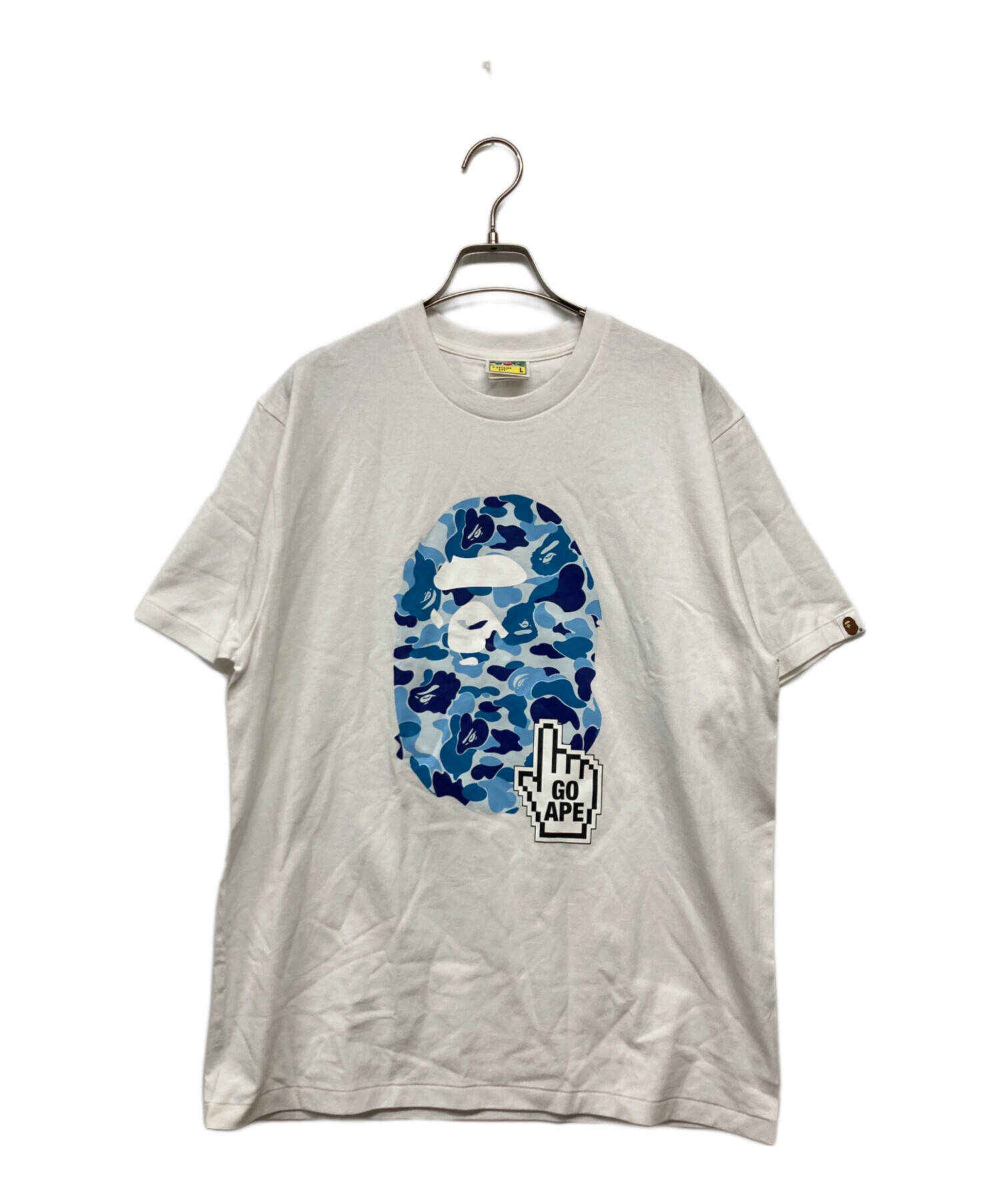 中古・古着通販】A BATHING APE (アベイシングエイプ) プリントTシャツ 