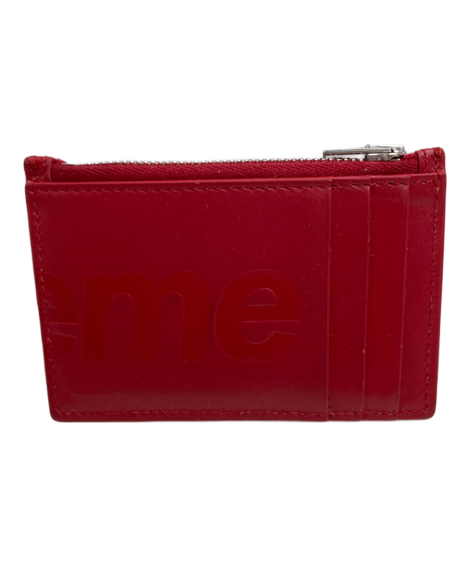 中古・古着通販】Supreme (シュプリーム) Leather Zip Card Holder
