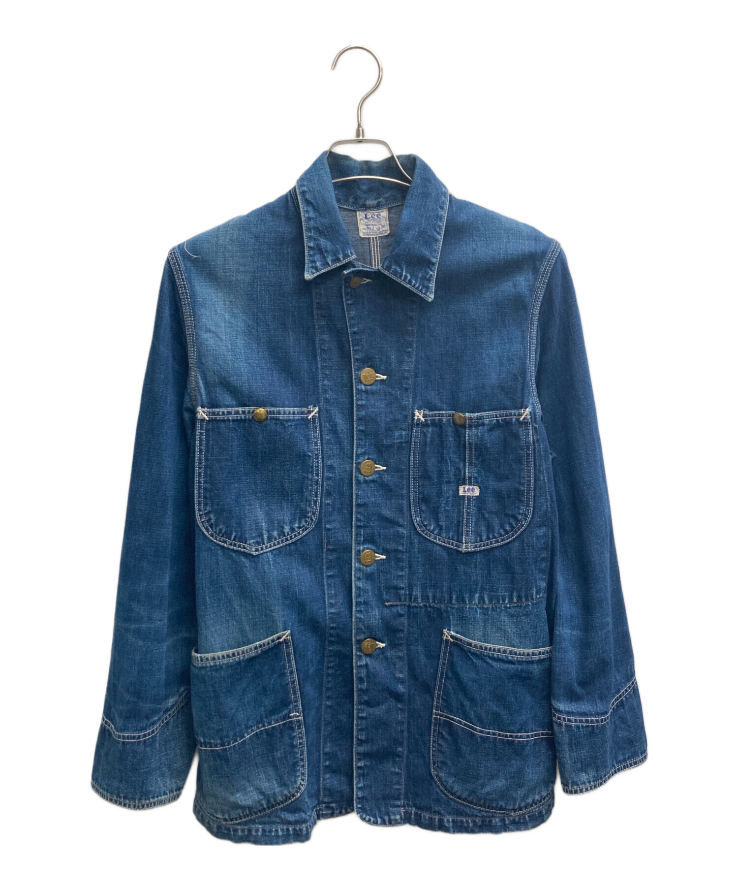 中古・古着通販】LEE (リー) カバーオール ネイビー サイズ:36