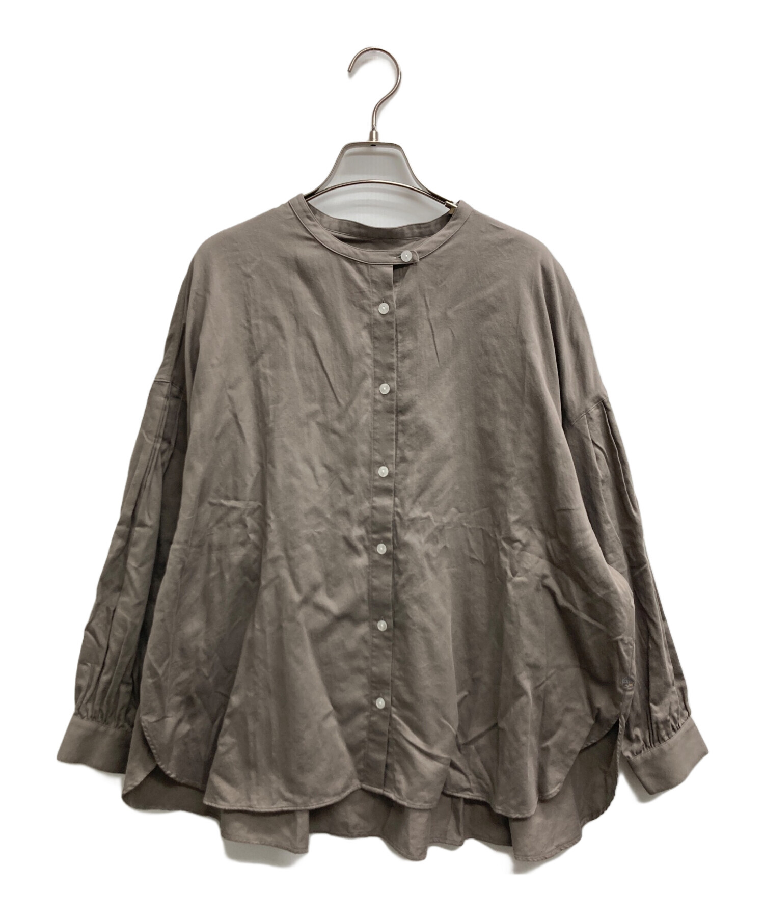 中古・古着通販】huis (ハウス) やわらかサテンバルーンスリーブ