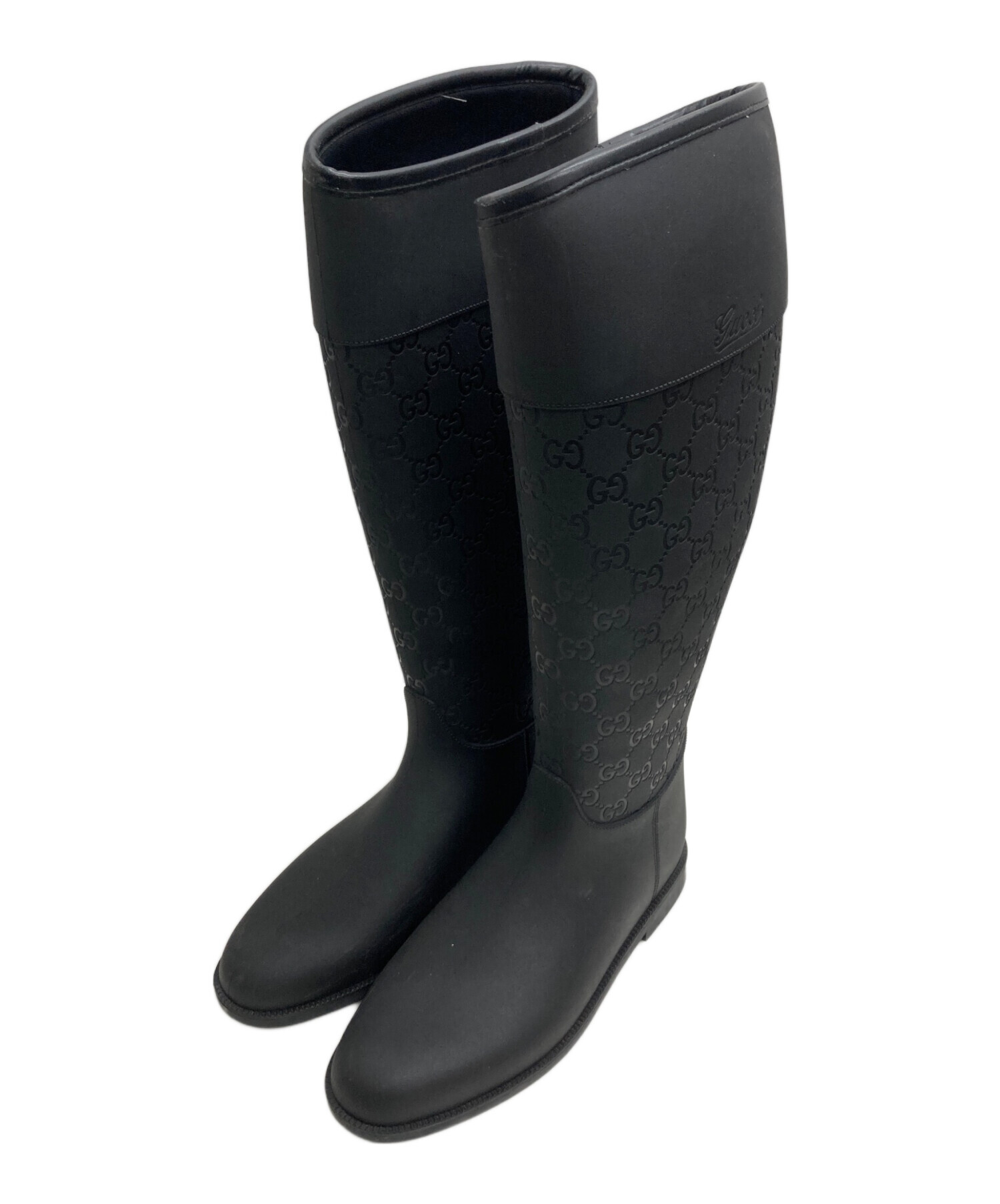 美品 グッチ GUCCI モノグラム ロングブーツ GGロゴ 38 美品 グッチ GUCCI モノグラム ロングブーツ GGロゴ 38 GUCCI(グッチ