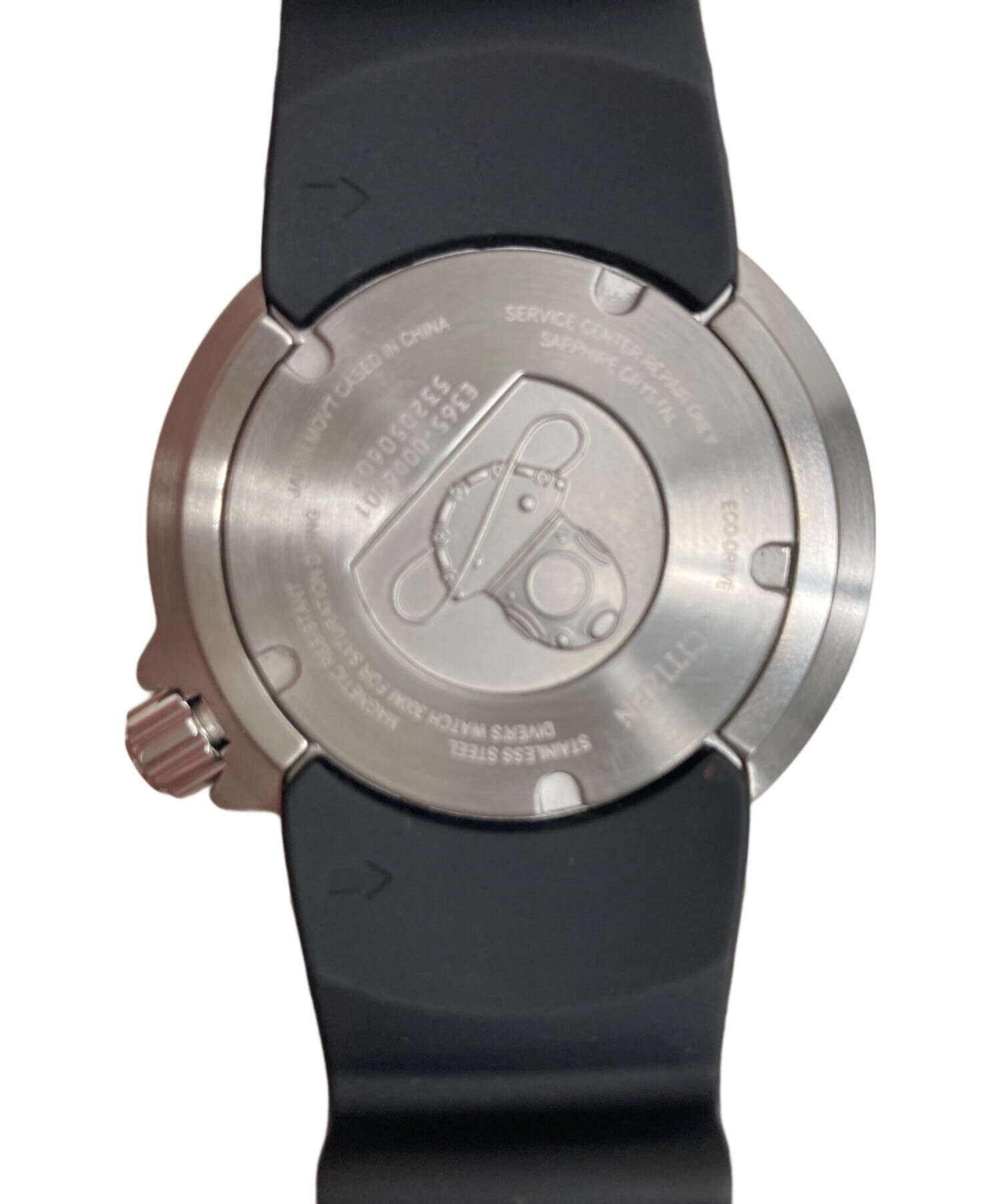 中古・古着通販】CITIZEN (シチズン) ダイバーズウォッチ ブラック