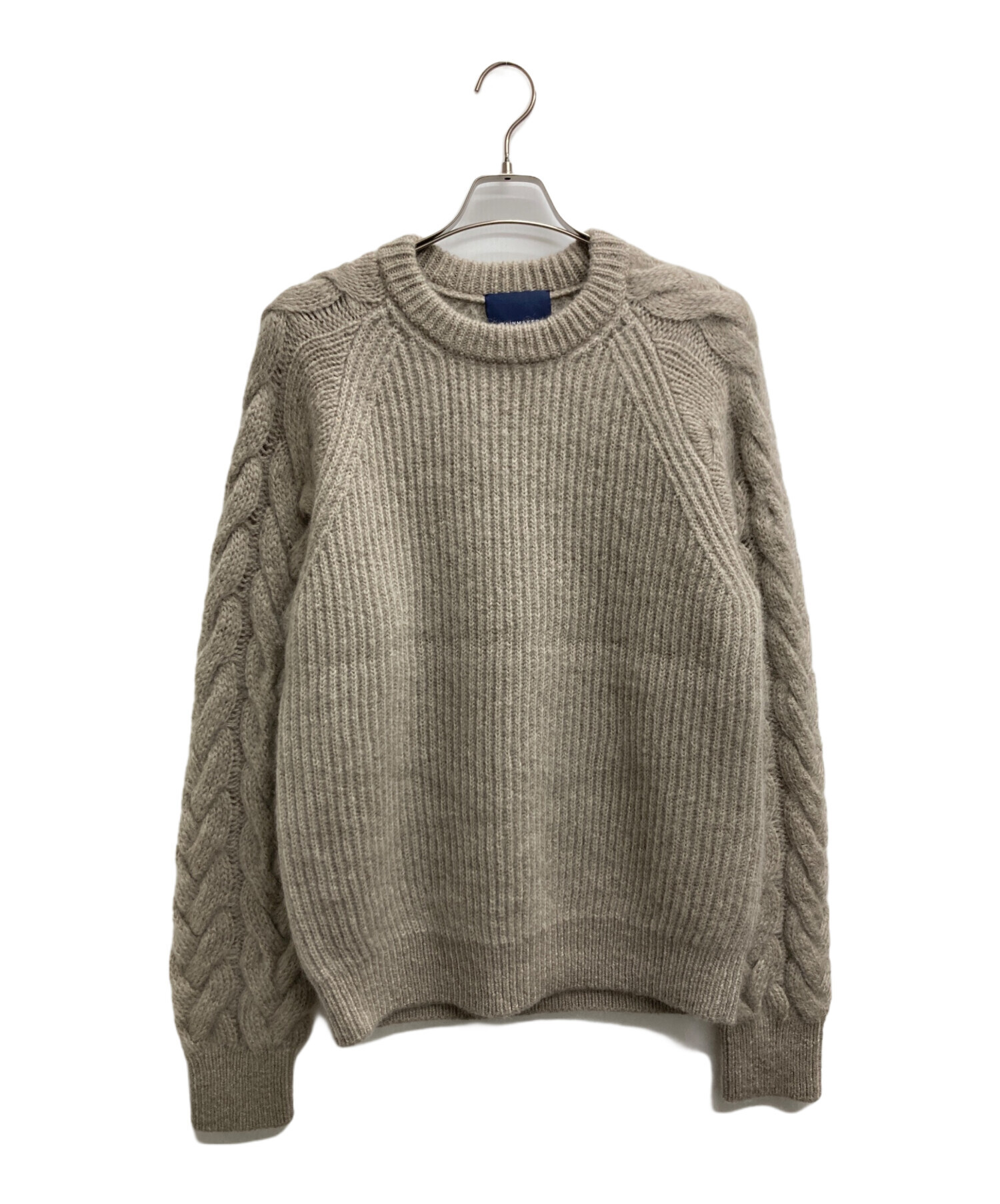 中古・古着通販】RAINMAKER (レインメーカー) ケーブル切替ニット