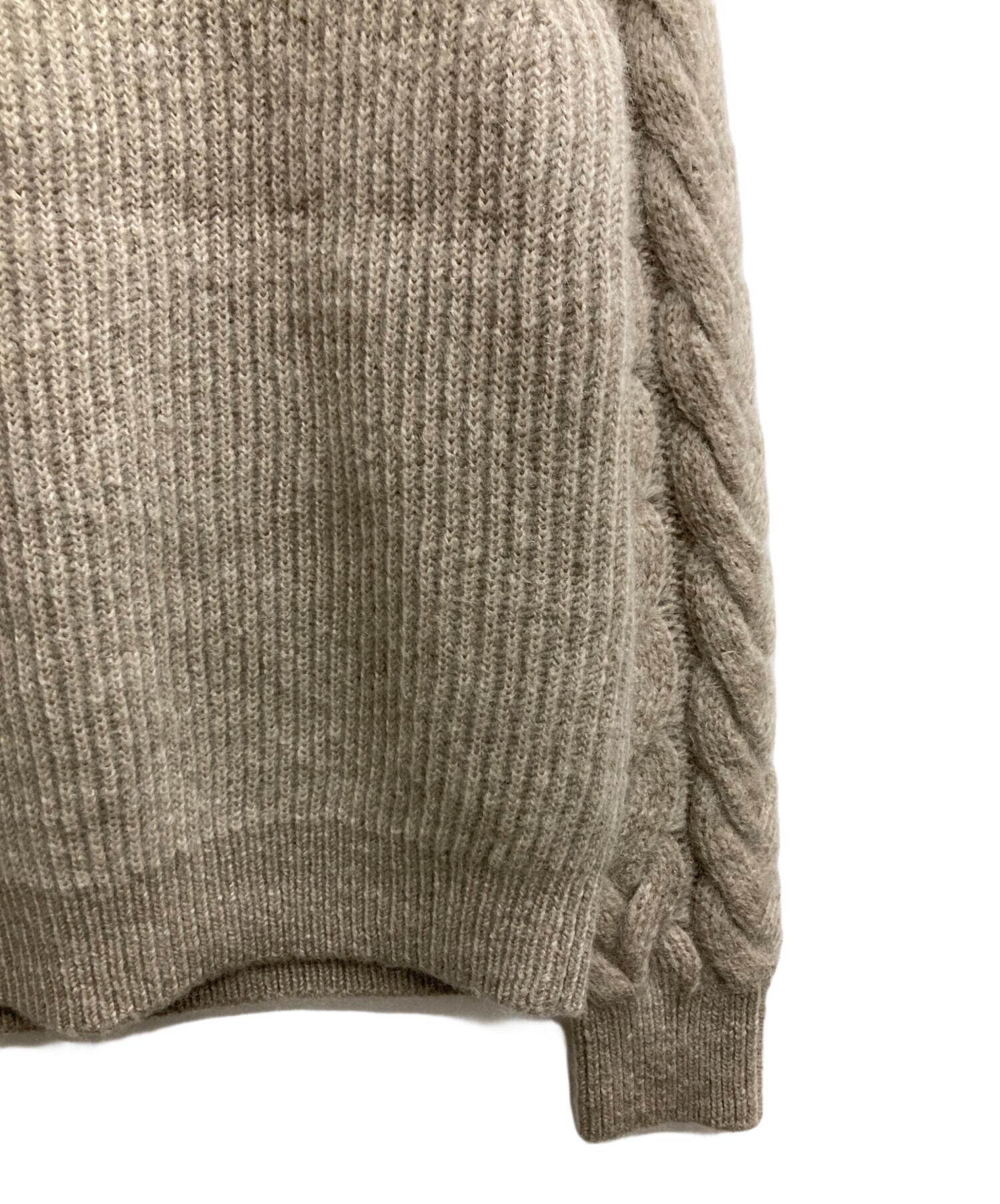 中古・古着通販】RAINMAKER (レインメーカー) ケーブル切替ニット