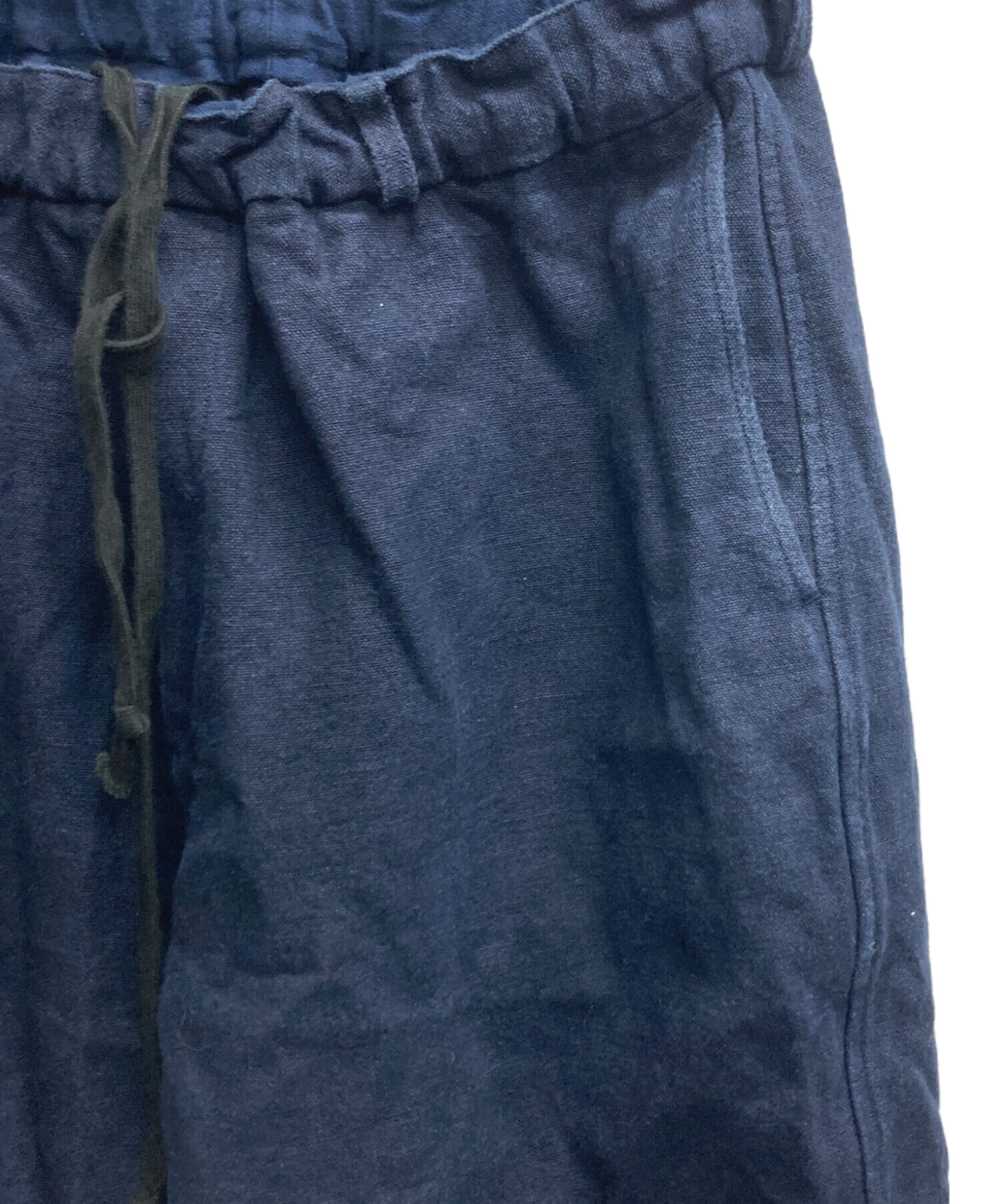 中古・古着通販】MITTAN (ミッタン) リネンパンツ ネイビー サイズ