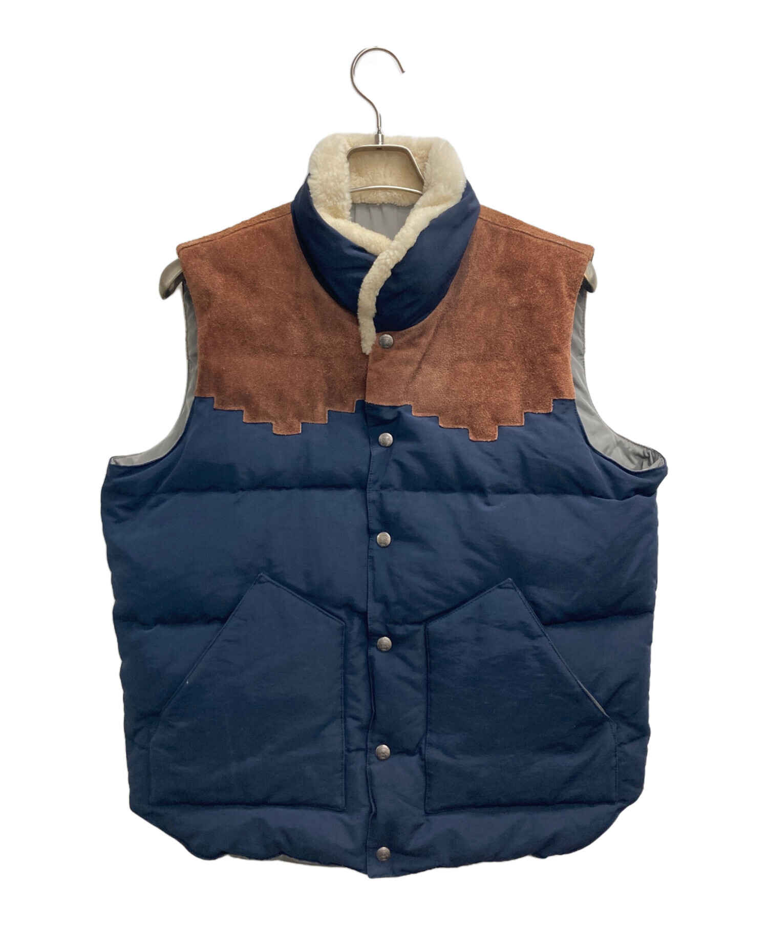 BILLIONAIRE BOYS CLUB ネイビー ベスト 中古・古着通販】BILLIONAIRE BOYS CLUB (ビリオネアボーイズクラブ