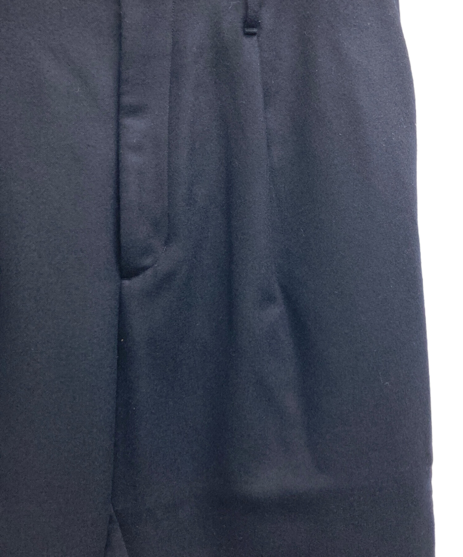 オーラリー　ライトメルトンパンツ　ネイビー　サイズ3 中古・古着通販】AURALEE (オーラリー) LIGHT MELTON WIDE SLACK