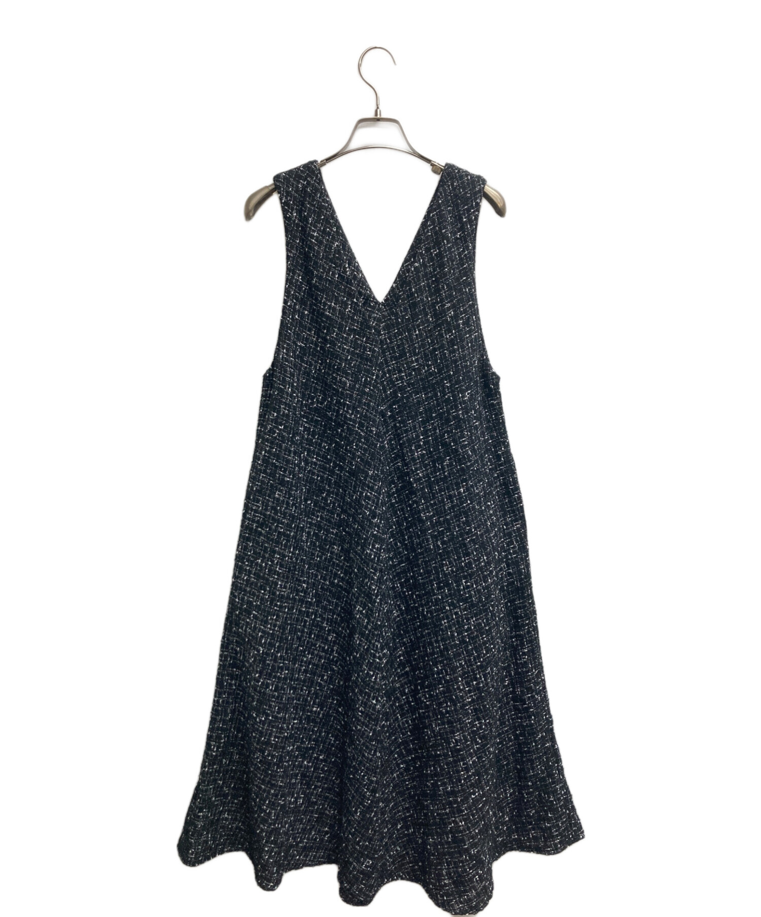 中古・古着通販】BEARDSLEY (ビアズリー) ツイードフレアーワンピース