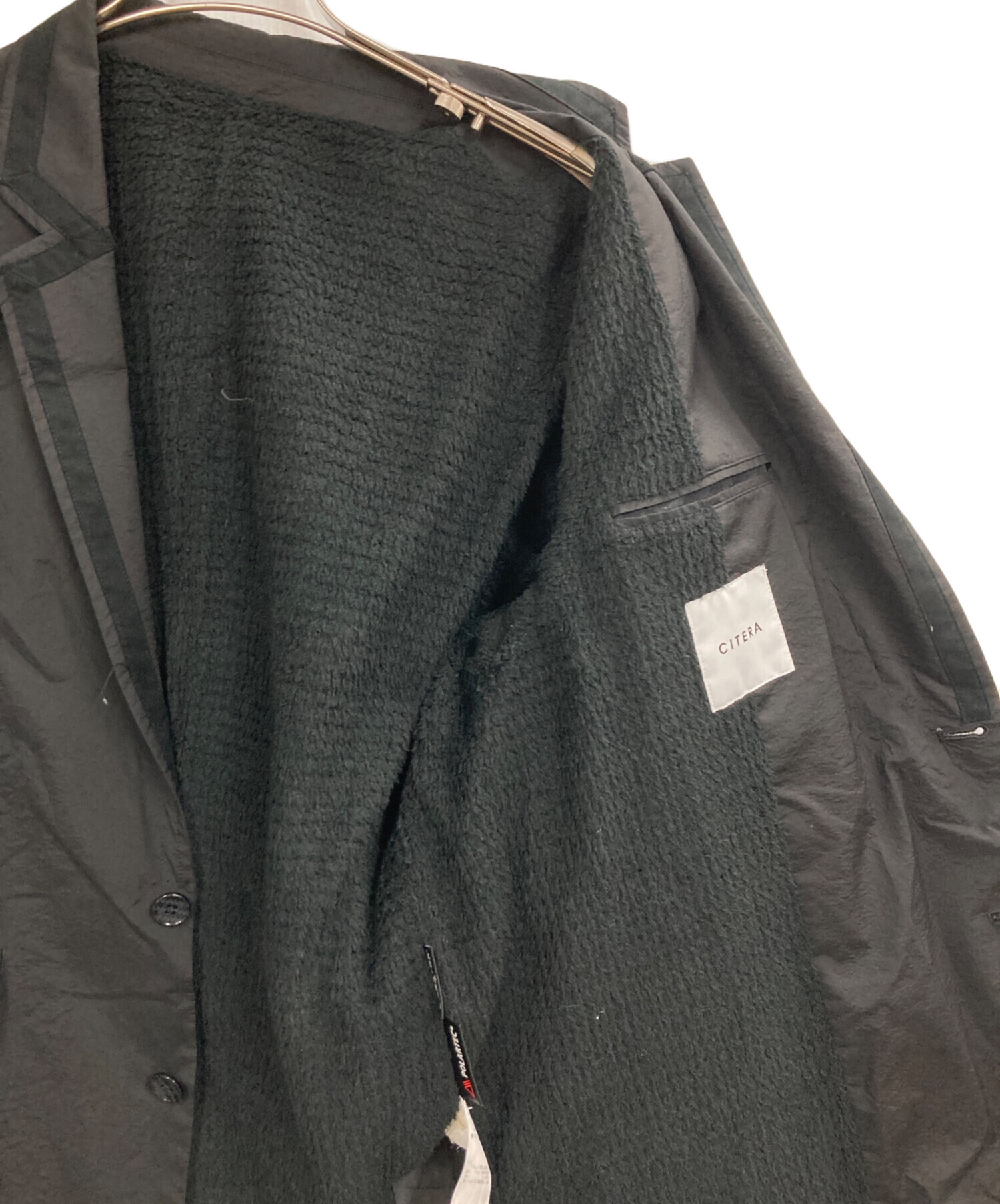 中古・古着通販】CITERA (シテラ) テーラードジャケット ブラック