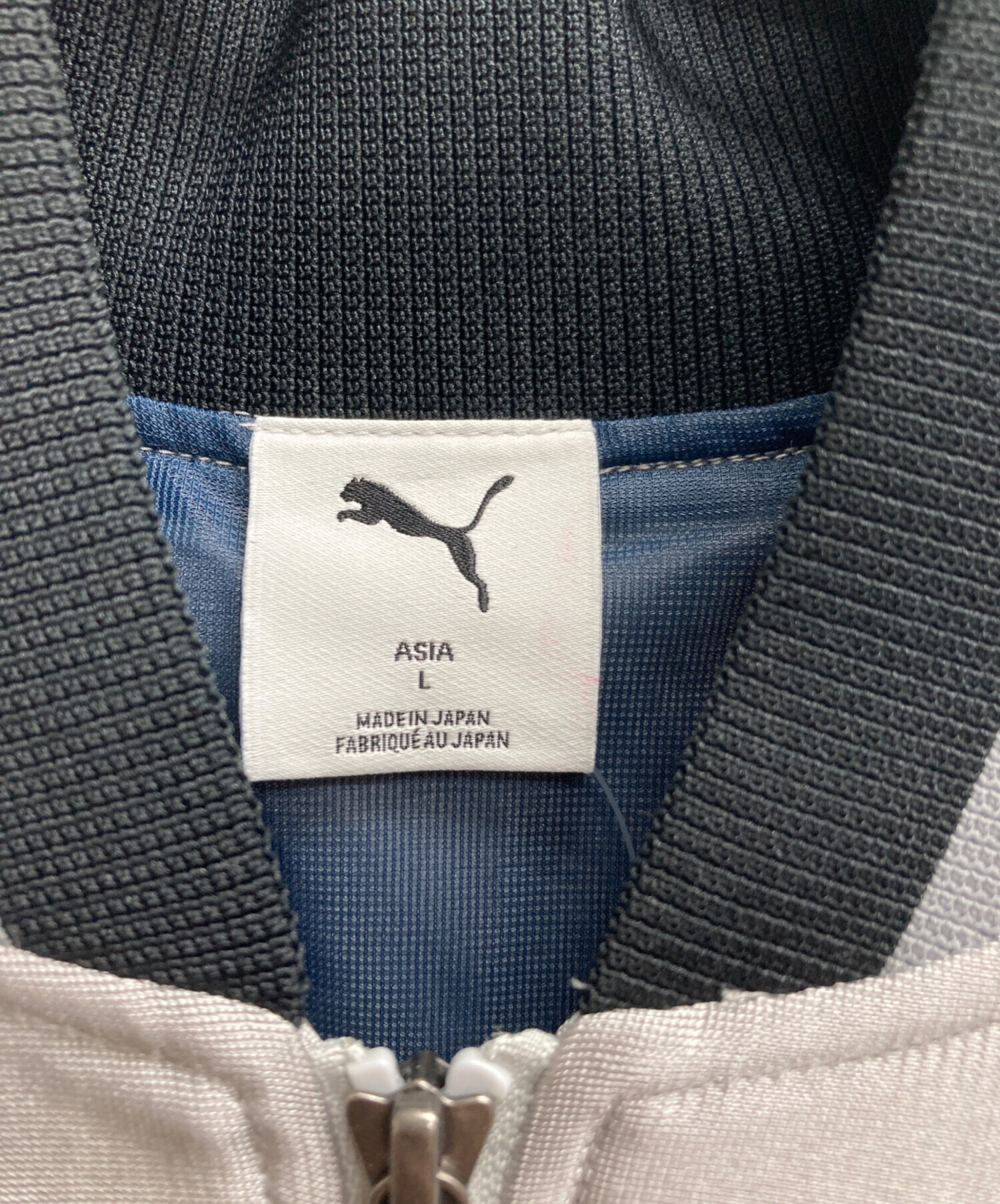 中古・古着通販】PUMA (プーマ) ドット刺繍スカジャン グレー サイズ:L