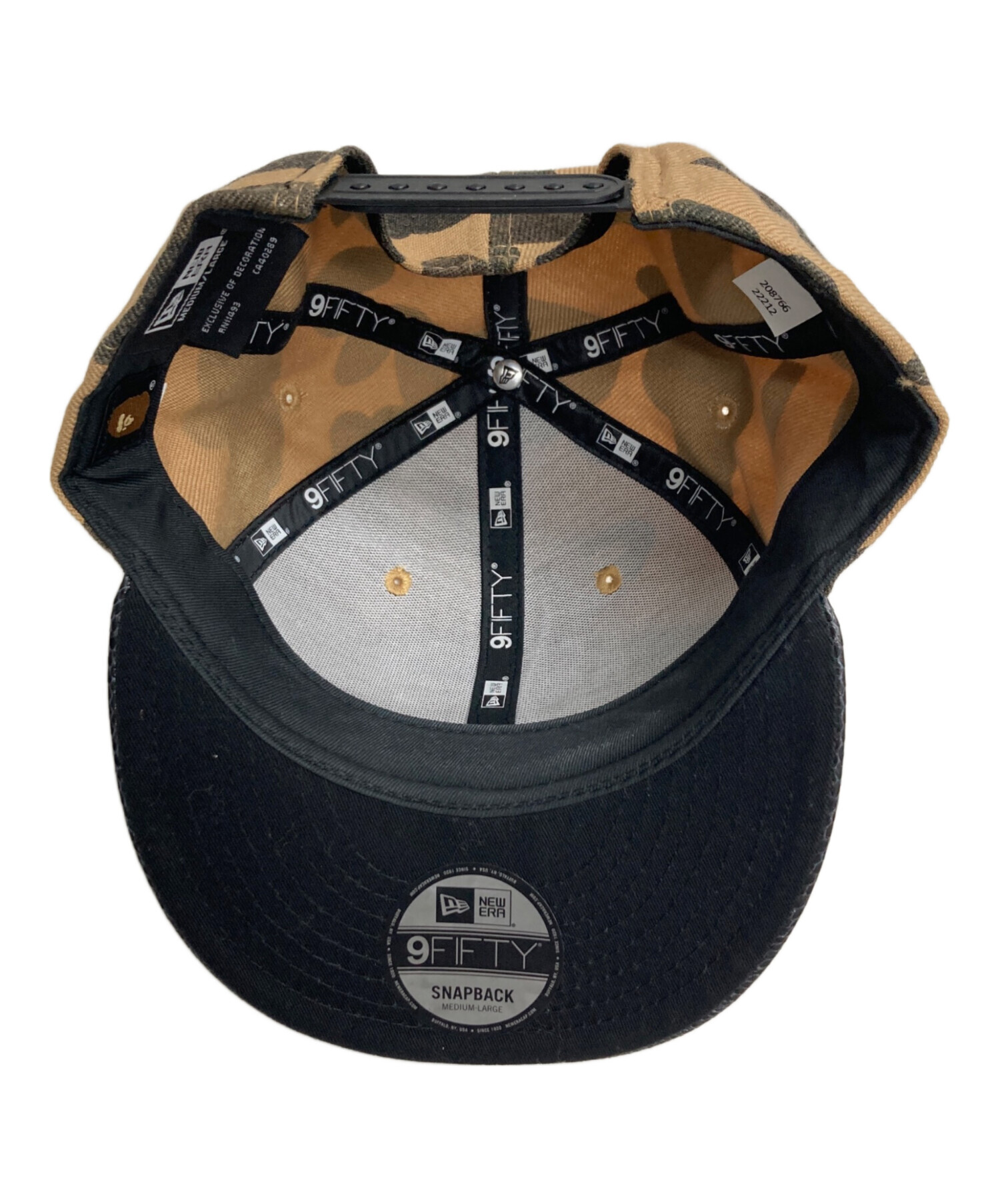 a bathing ape キャップ　スナップバック　金タグ　ニューエラ 中古・古着通販】New Era (ニューエラ) A BATHING APE (ア ベイシング