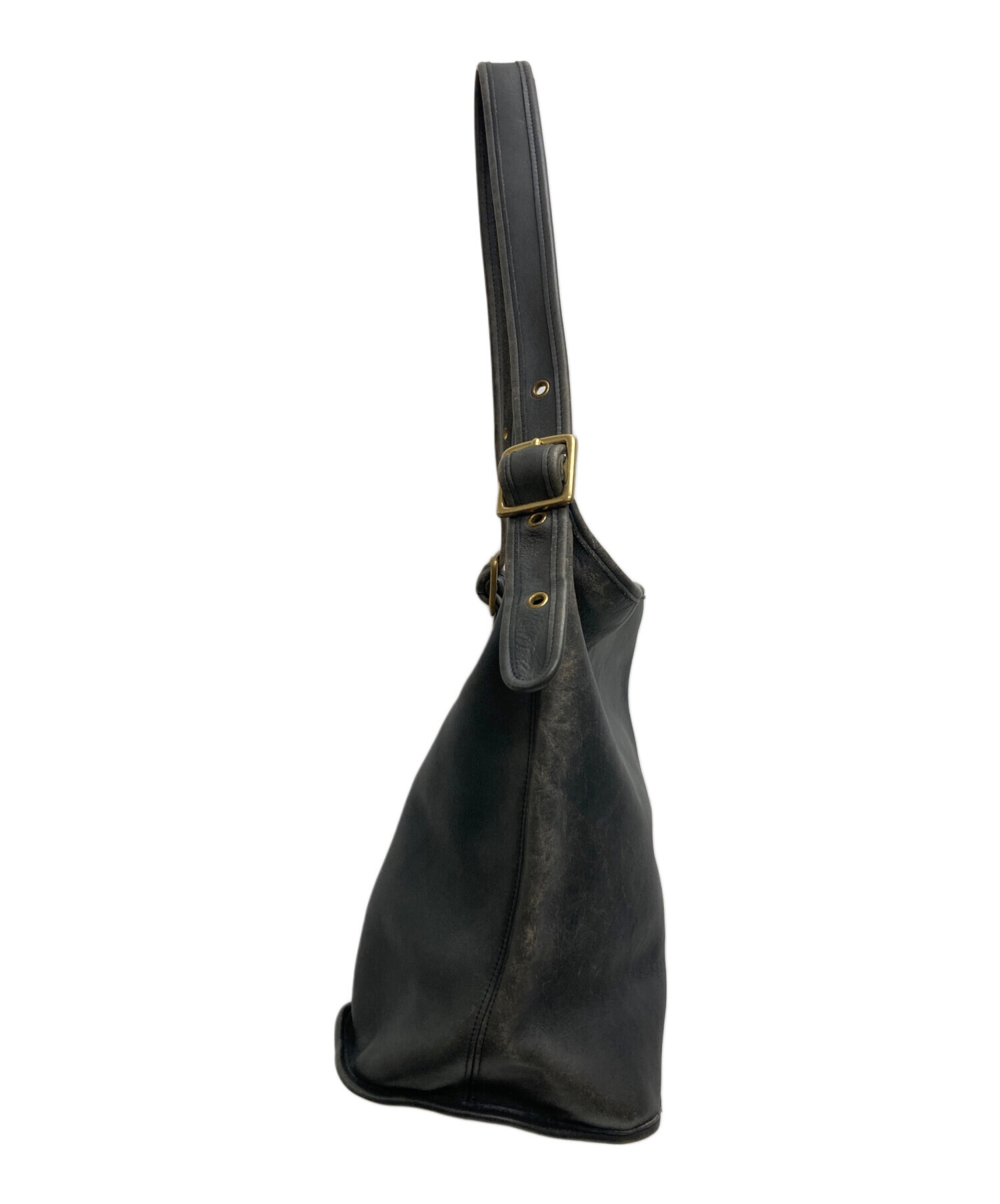 中古・古着通販】COACH (コーチ) OLDショルダーバッグ ブラック