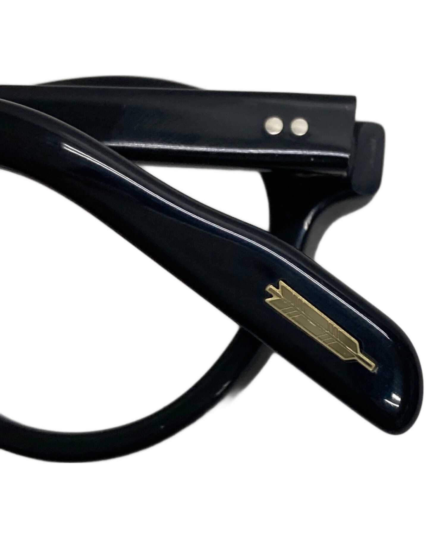 金子眼鏡　UNITED ARROWS Oliver ブラックメガネ 金子眼鏡◇×UNITED ARROWS/サングラス/--/BLK/BLK : セカンド