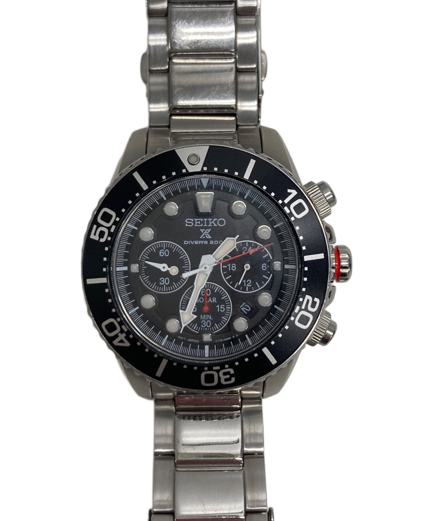 中古・古着通販】SEIKO (セイコー) 腕時計 ブラック｜ブランド・古着