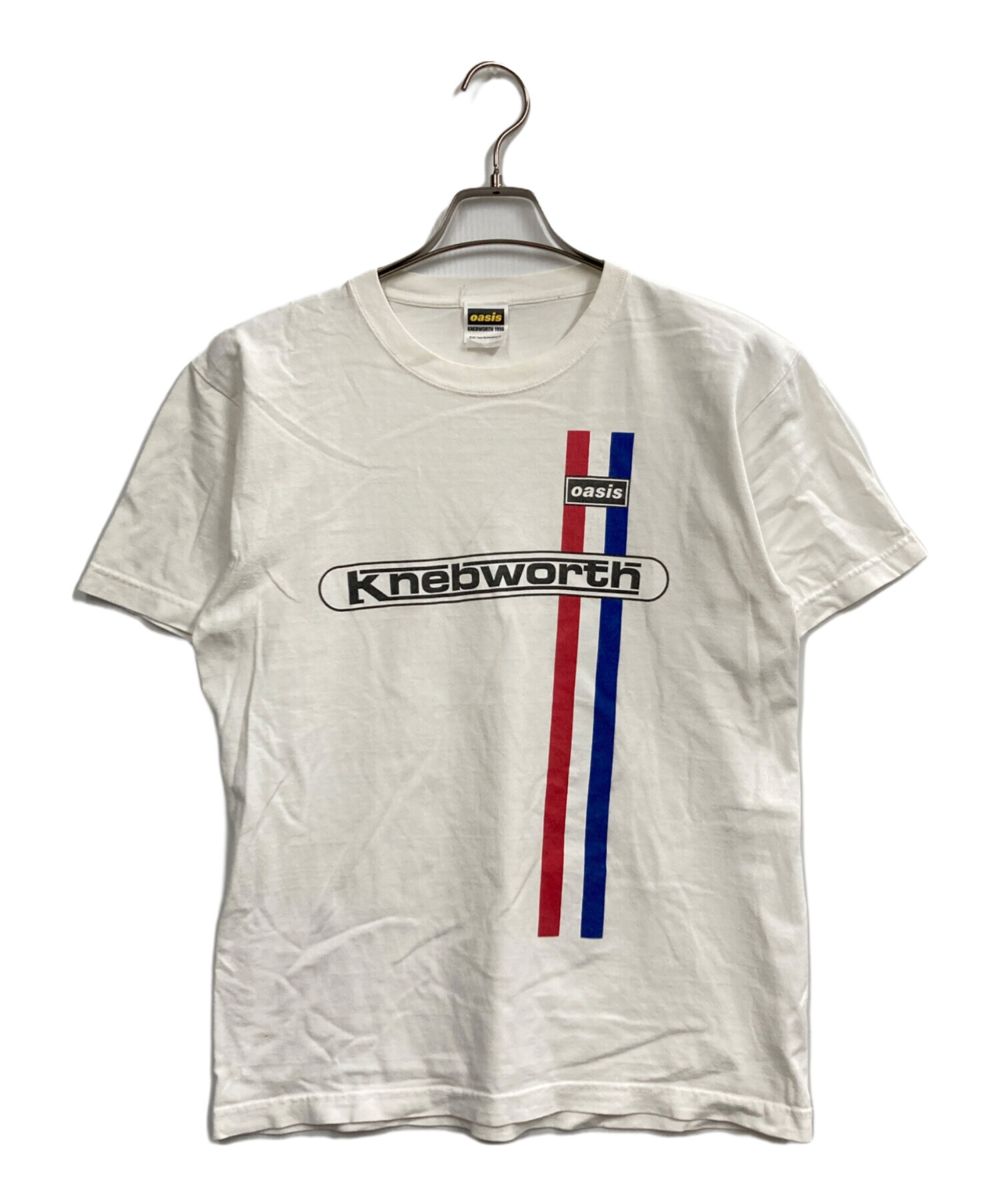 【古着】Oasis 1996年製 グラフィックTシャツ Lサイズ 中古・古着通販】oasis (オアシス) Knebworth 1996 TEE ホワイト
