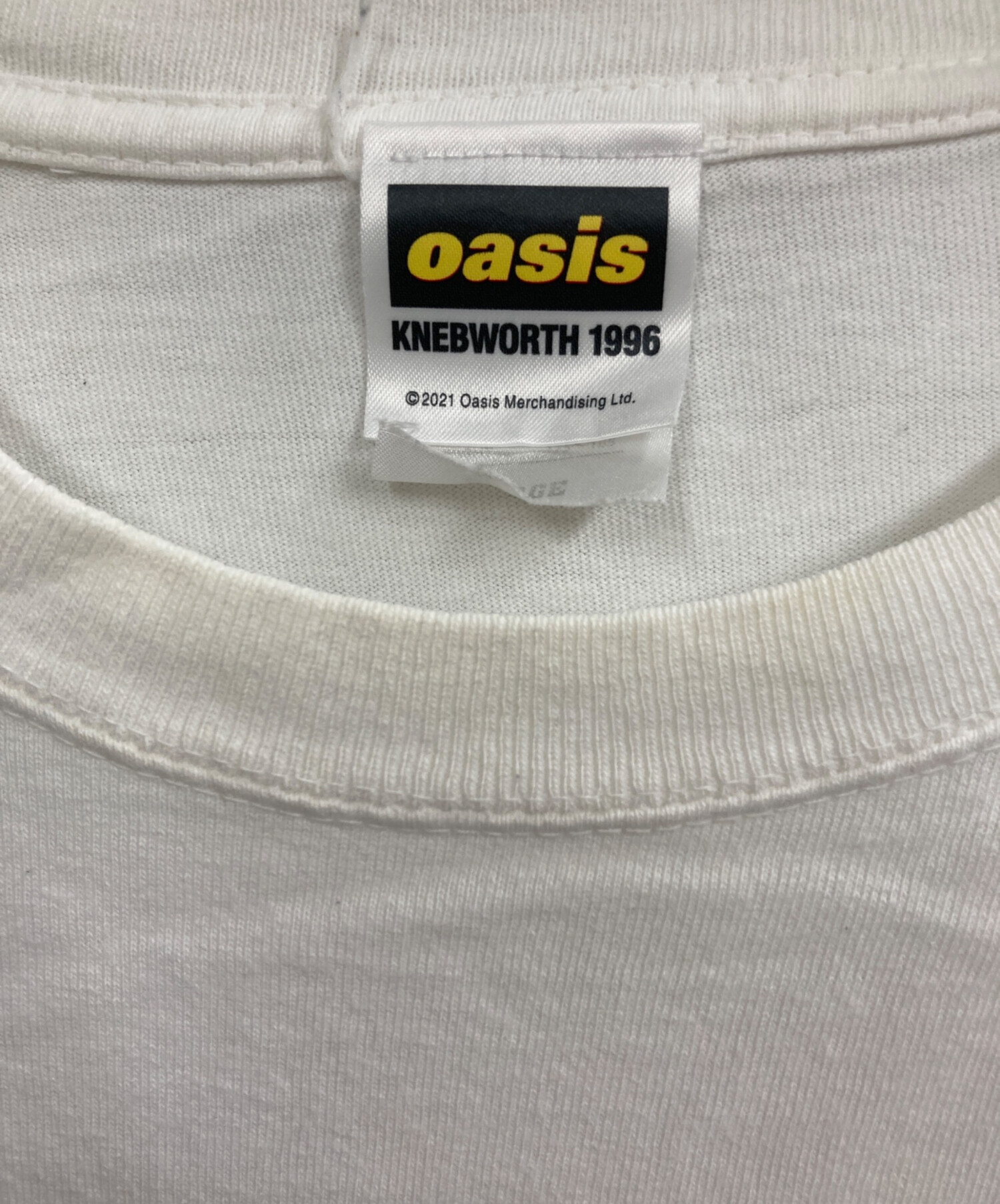 中古・古着通販】oasis (オアシス) Knebworth 1996 TEE ホワイト