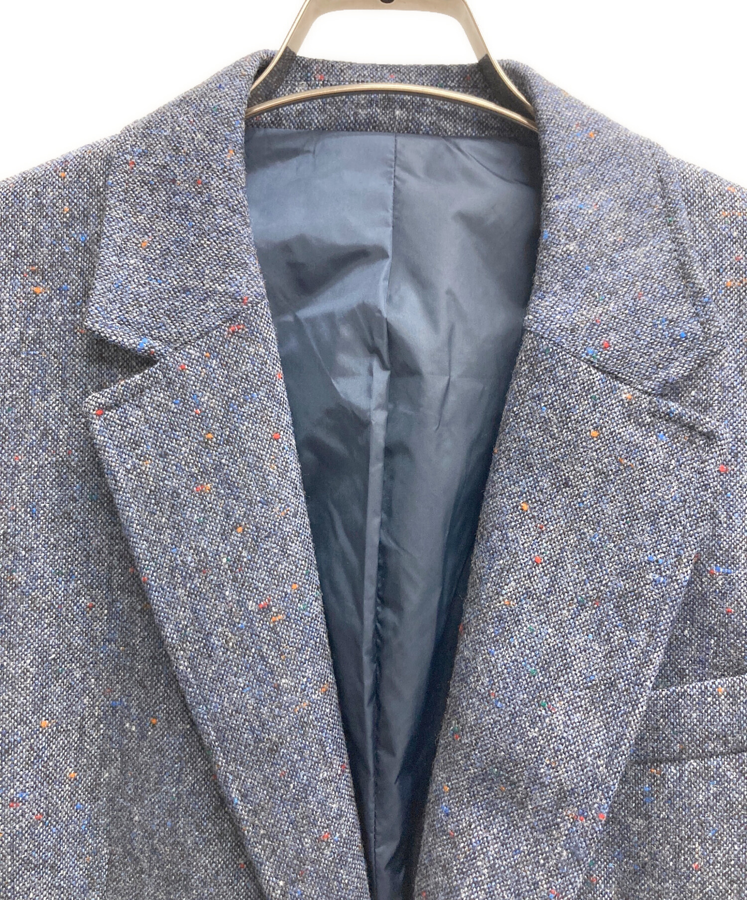 中古・古着通販】TRUSSARDI (トラサルディ) 袖切替ジャケット ネイビー