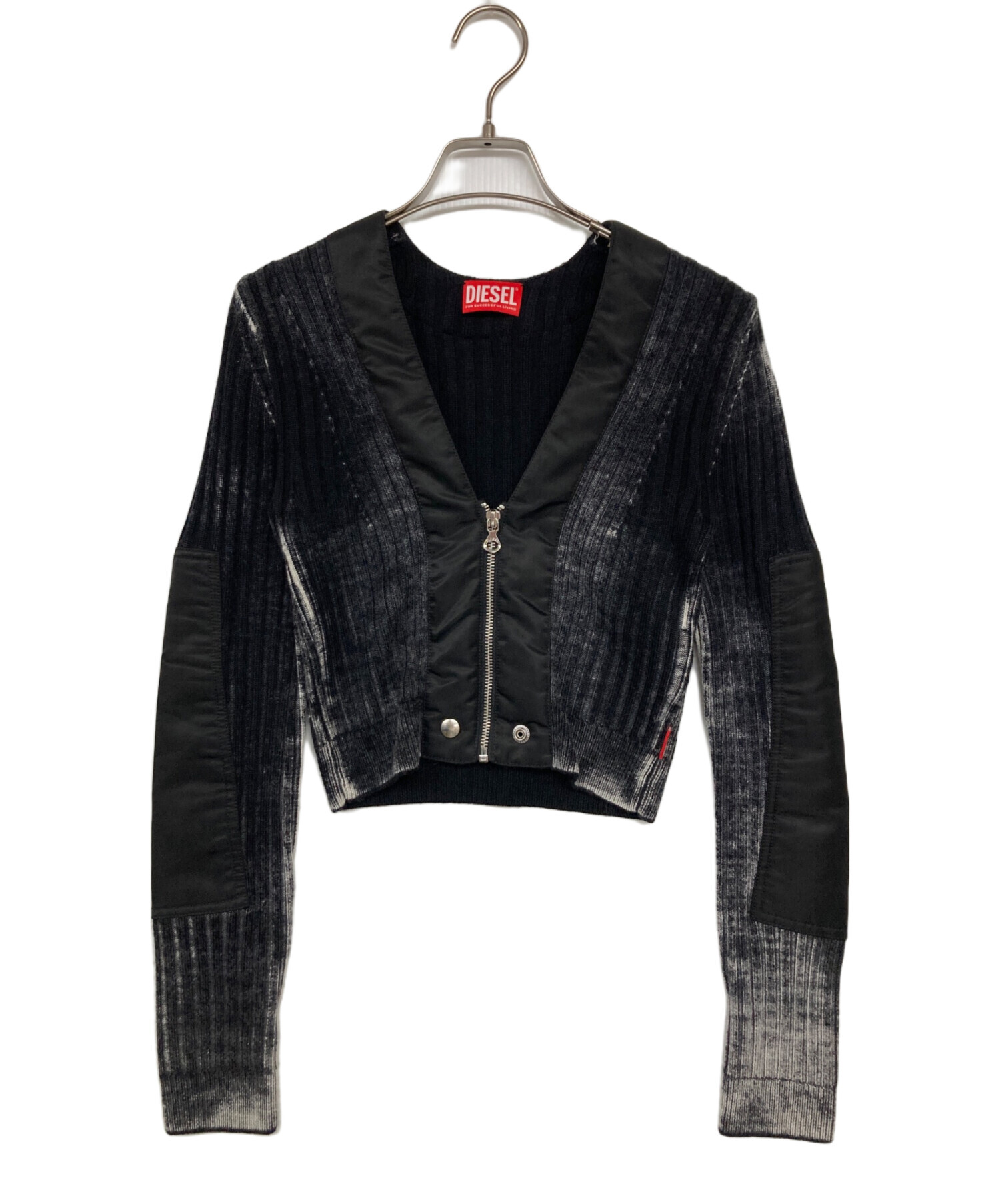 中古・古着通販】DIESEL (ディーゼル) M-ASERAニットカーディガン 