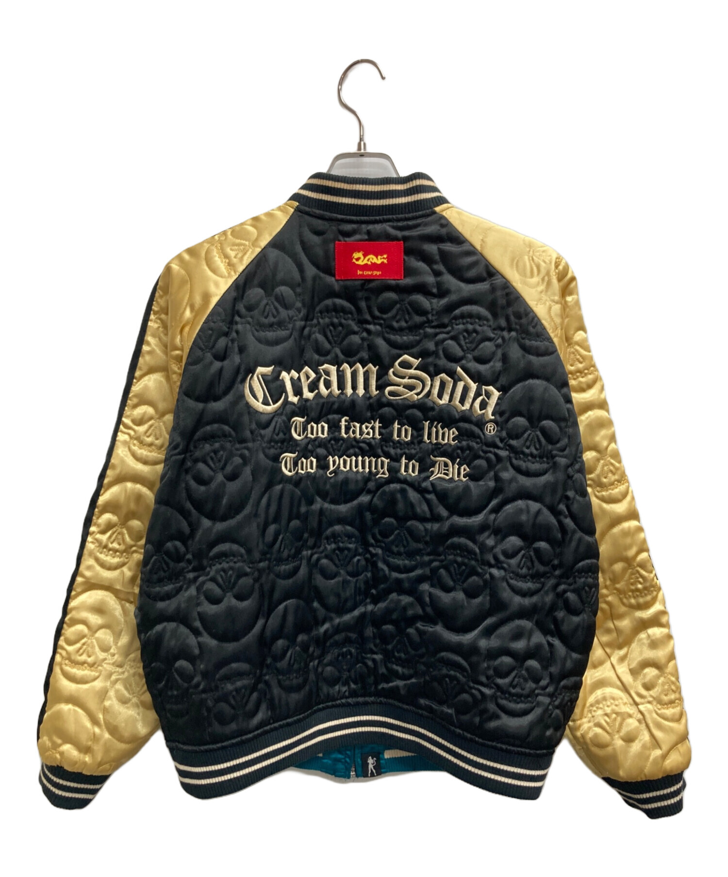 中古・古着通販】CREAM SODA (クリームソーダ) スカジャン ブラック