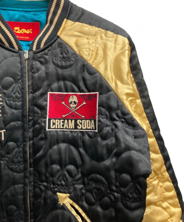 中古・古着通販】CREAM SODA (クリームソーダ) スカジャン ブラック
