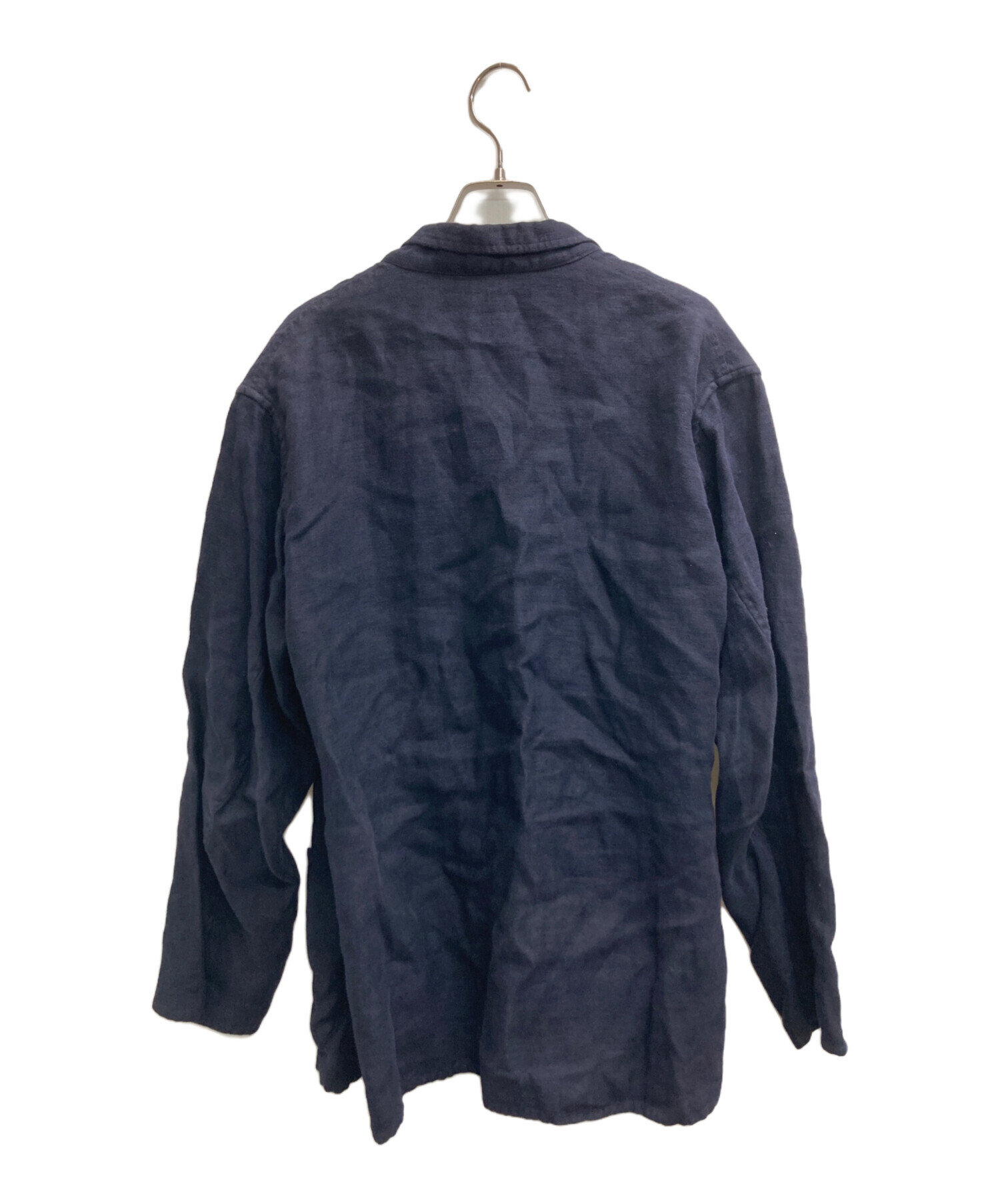 中古・古着通販】COMOLI (コモリ) リネン起毛 ジャケット ネイビー