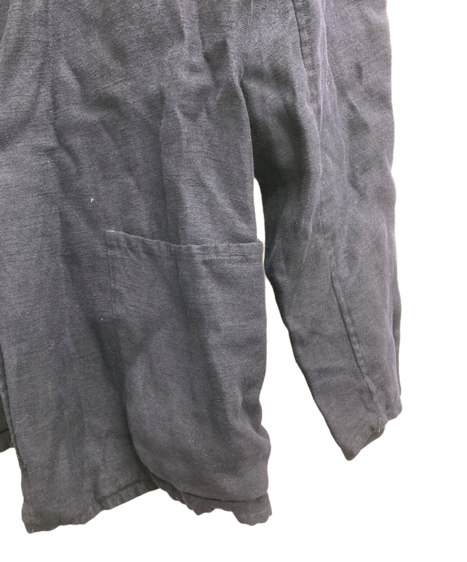 中古・古着通販】COMOLI (コモリ) リネン起毛 ジャケット ネイビー