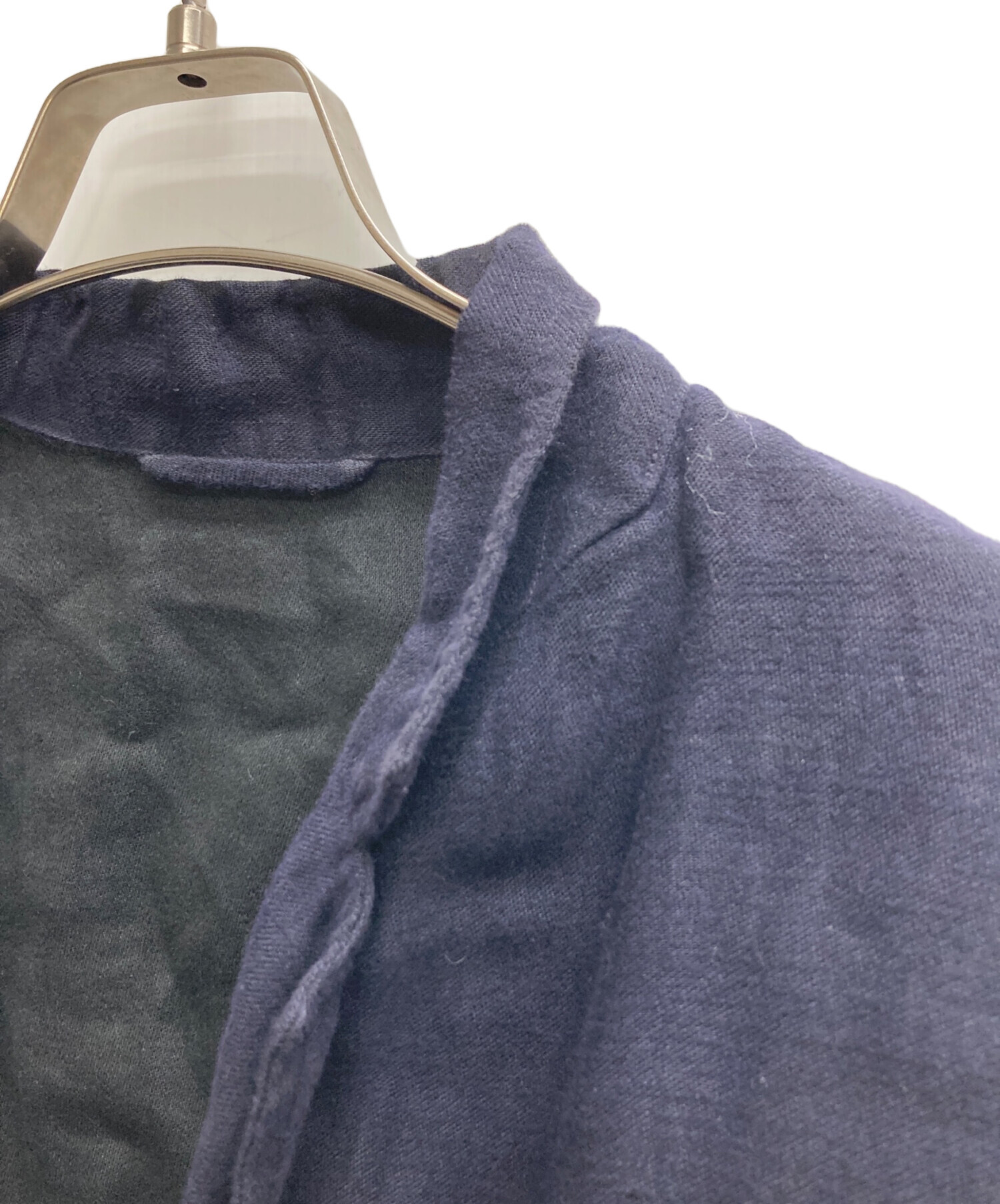 中古・古着通販】COMOLI (コモリ) リネン起毛 ジャケット ネイビー