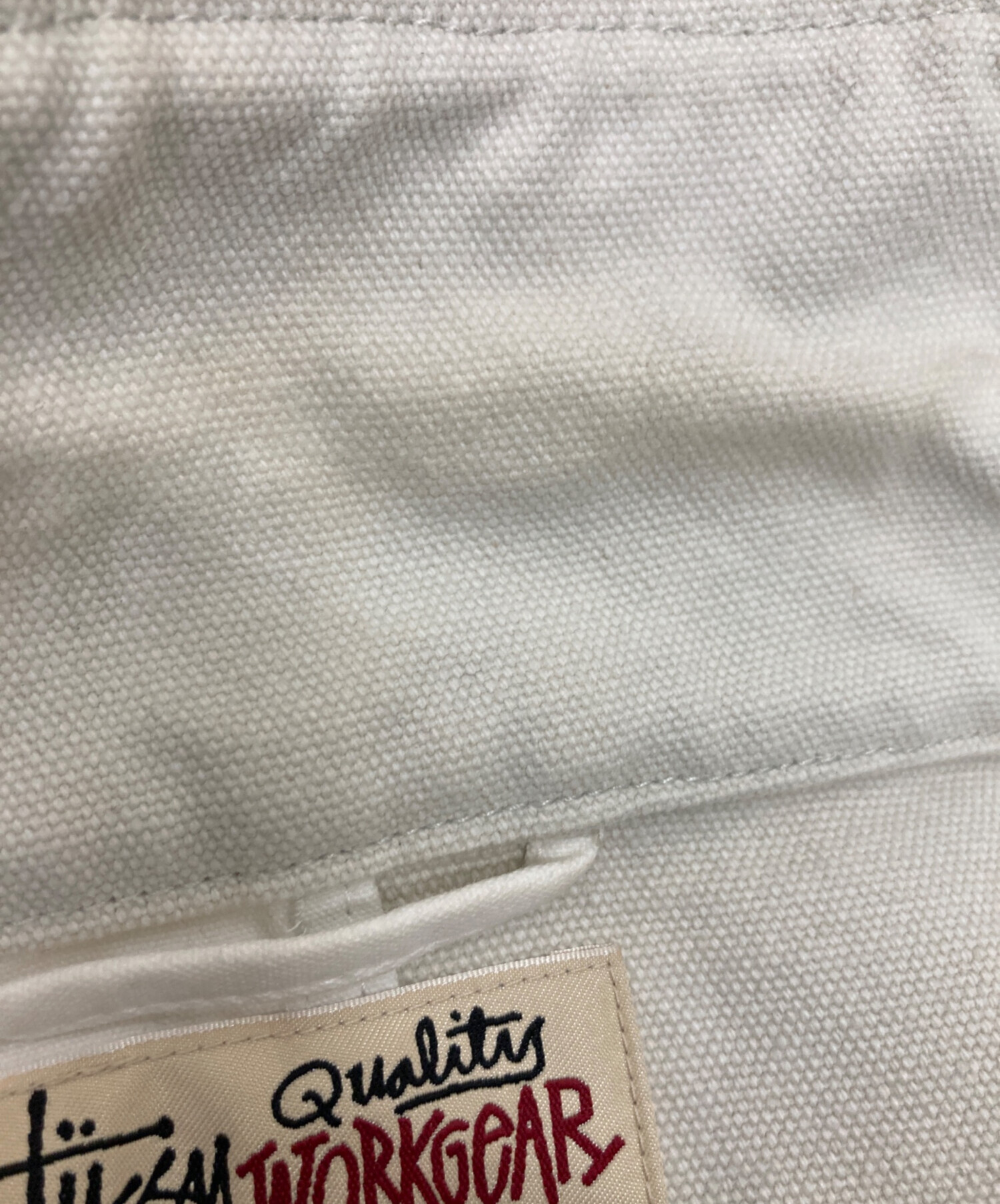 中古・古着通販】stussy (ステューシー) カバーオール アイボリー
