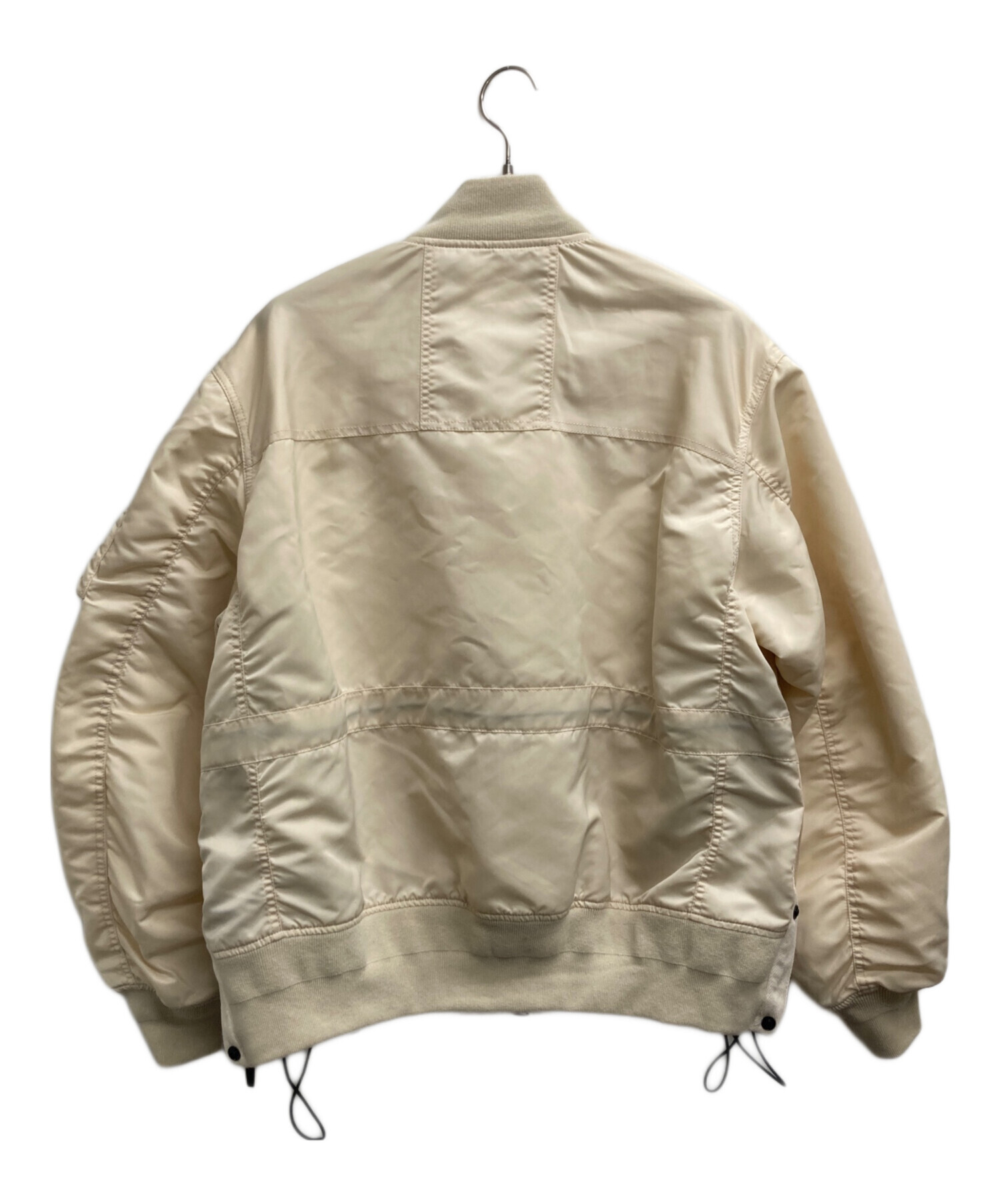 中古・古着通販】sacai (サカイ) NYLON TWILL BLOUSON MA-1 アイボリー