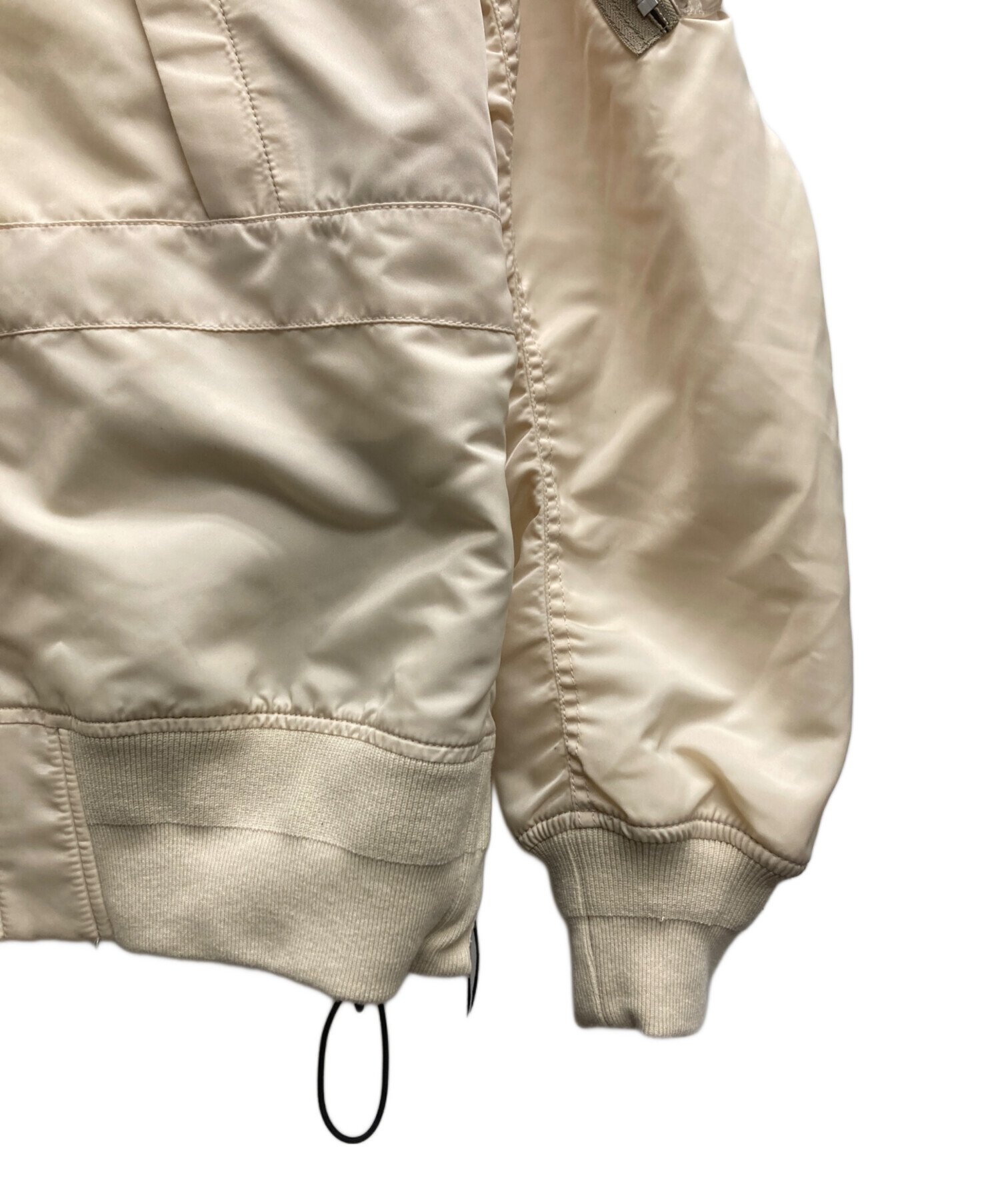 中古・古着通販】sacai (サカイ) NYLON TWILL BLOUSON MA-1 アイボリー