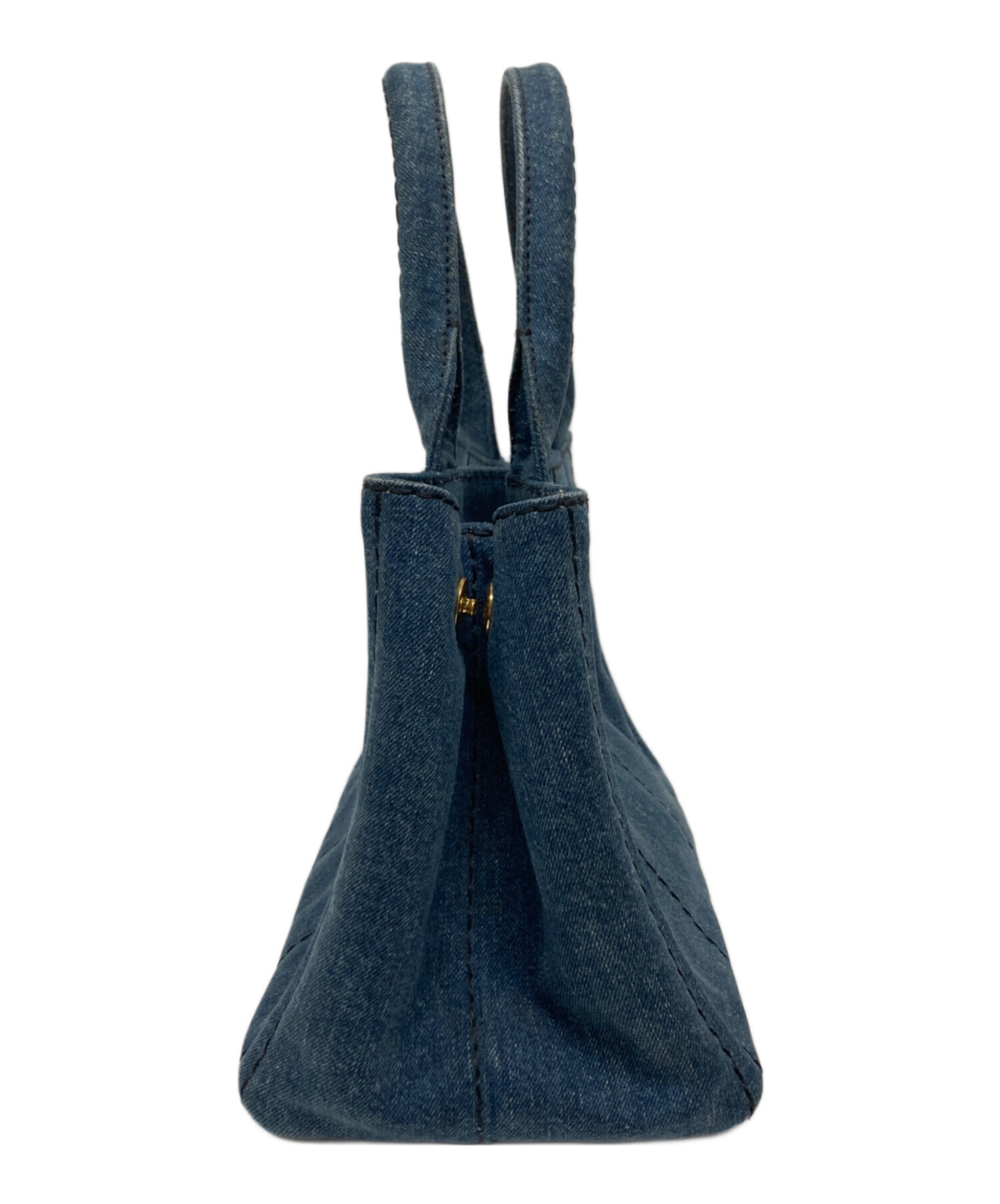 中古・古着通販】PRADA (プラダ) カナパ2WAYトートバッグ ブルー 