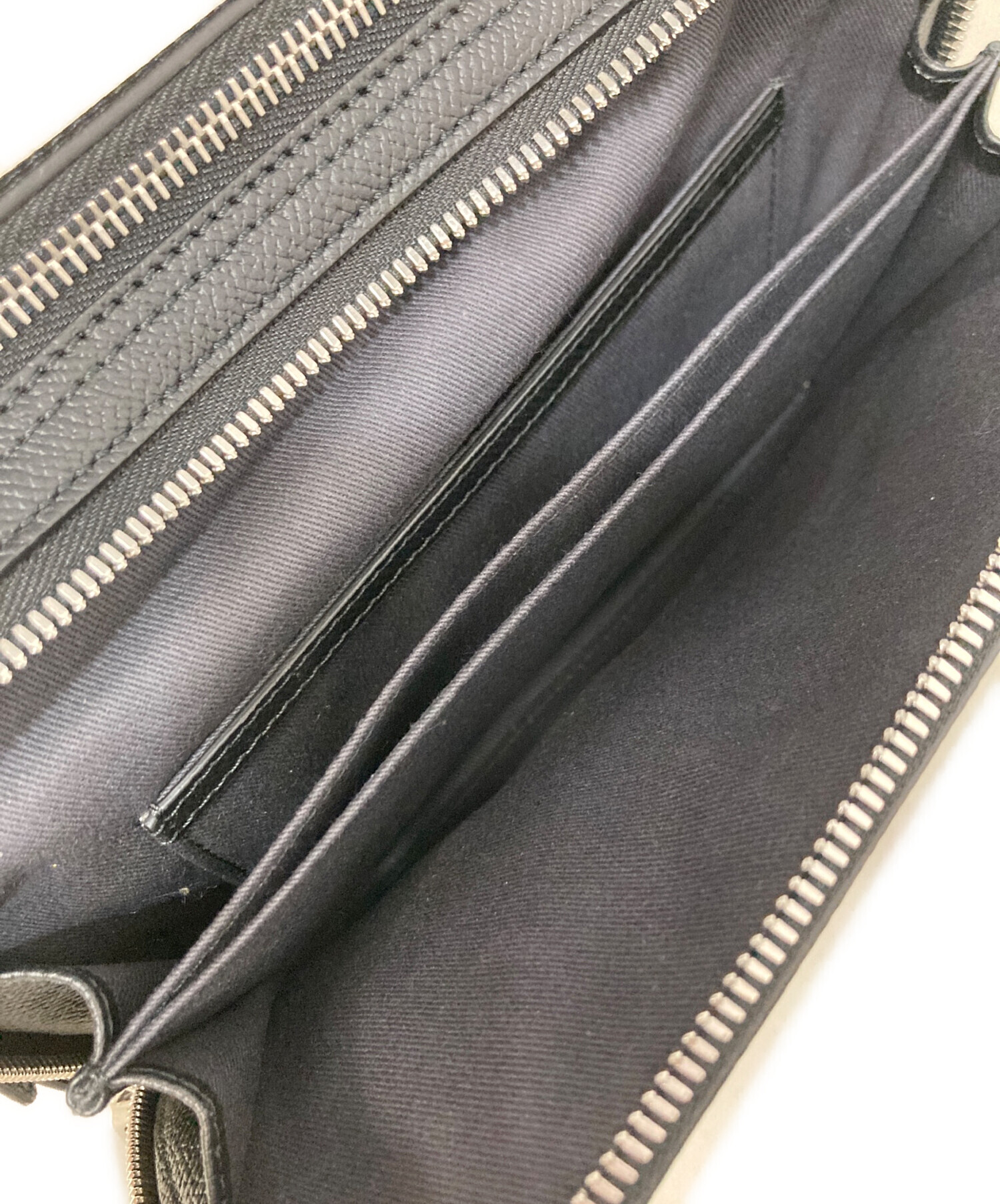 中古・古着通販】dunhill (ダンヒル) カドガンセカンドバッグ ブラック 中古・古着通販】dunhill (ダンヒル) カドガンセカンドバッグ ブラック