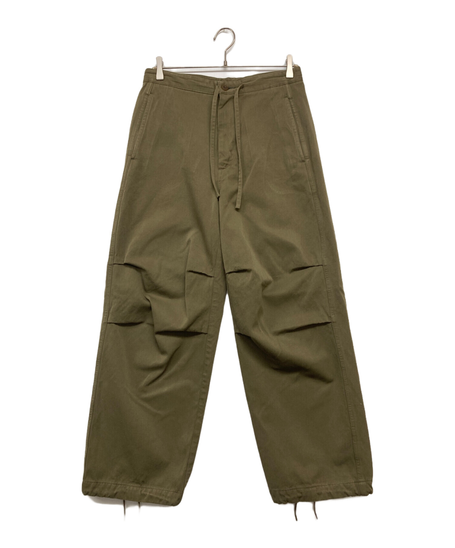 ULTERIOR シャンブレーギャバジンミルトラウザー トープ サイズ5 中古・古着通販】ULTERIOR (アルテリア) CHAMBRAY DOESKIN MIL-PANTS