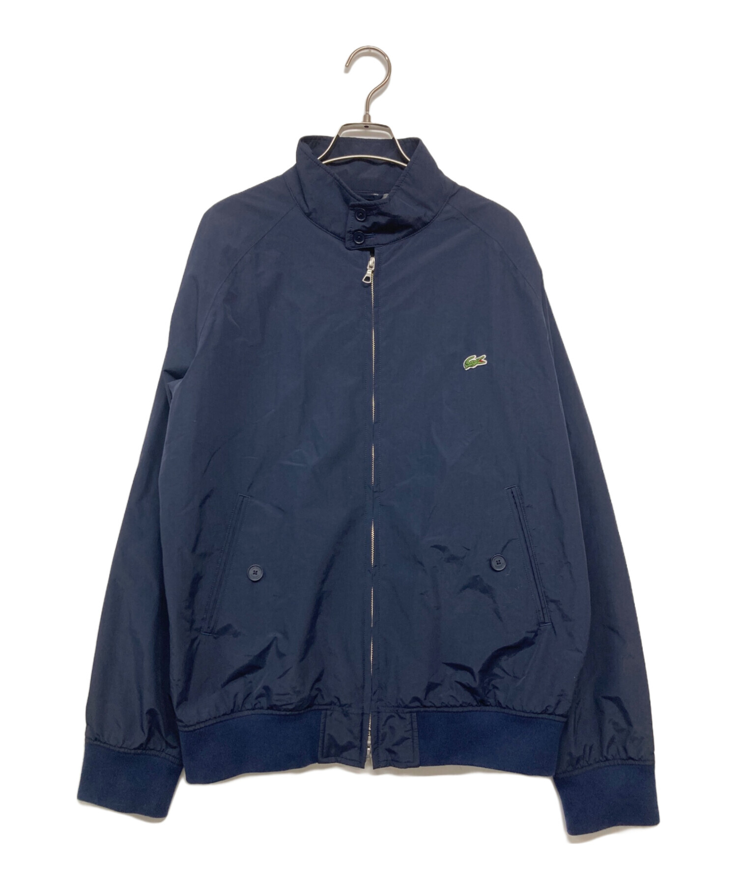LACOSTE 2.5レイヤースイングトップジャケット （ダークグリーン） LACOSTE｜2.5レイヤースイングトップ スタンドジップジャケット
