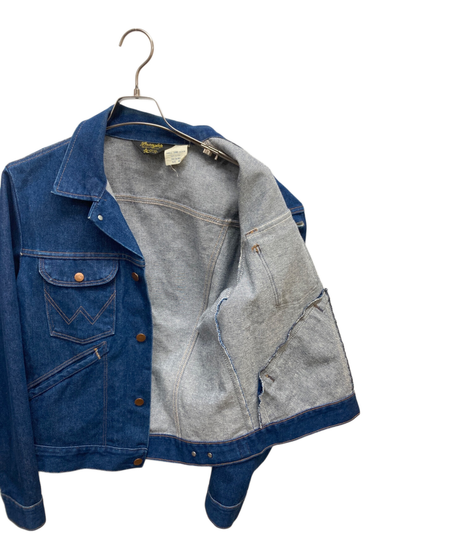 中古・古着通販】Wrangler (ラングラー) 14ozデニムジャケット