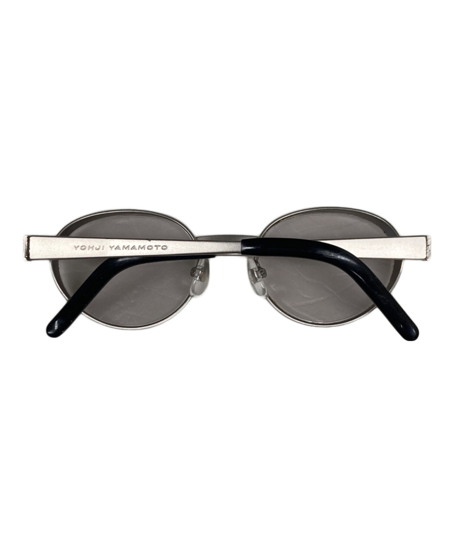YOHJI YAMAMOTO ヨウジヤマモト サングラス  シルバー 【古着】【中古】【送料無料】 中古・古着通販】YOHJI YAMAMOTO (ヨウジヤマモト) 眼鏡 シルバー