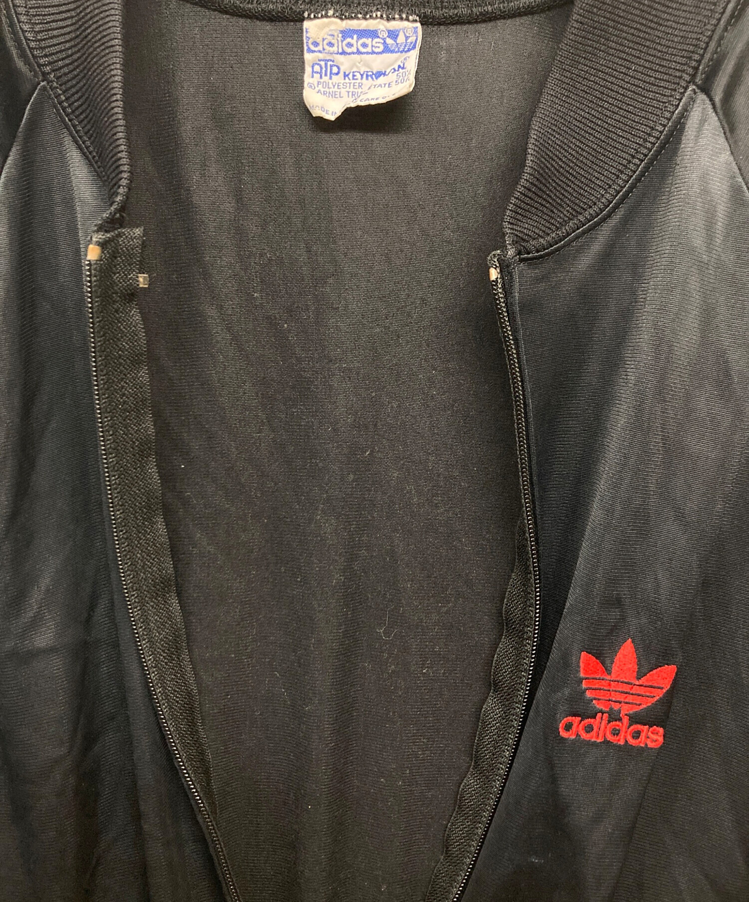 中古・古着通販】adidas (アディダス) ATPジャケット ブラック×レッド