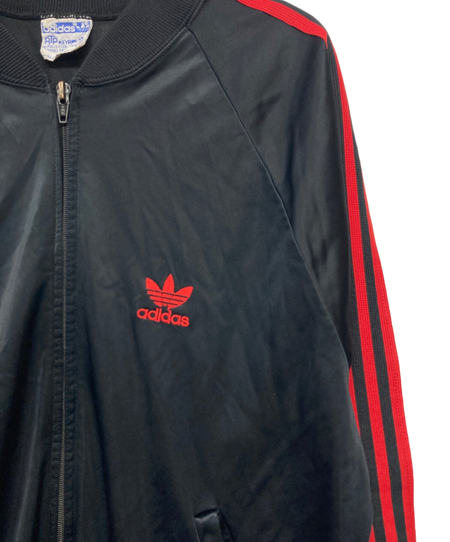 中古・古着通販】adidas (アディダス) ATPジャケット ブラック×レッド