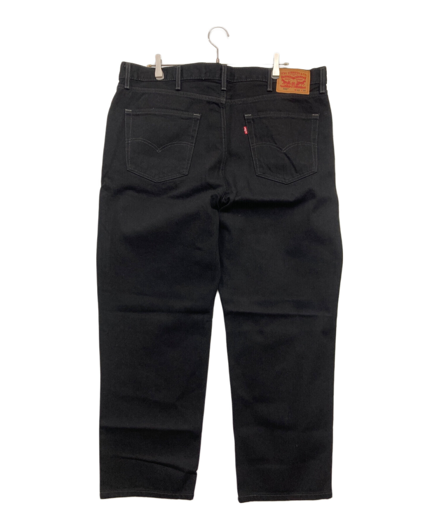 中古・古着通販】LEVI'S (リーバイス) デニムパンツ ブラック サイズ
