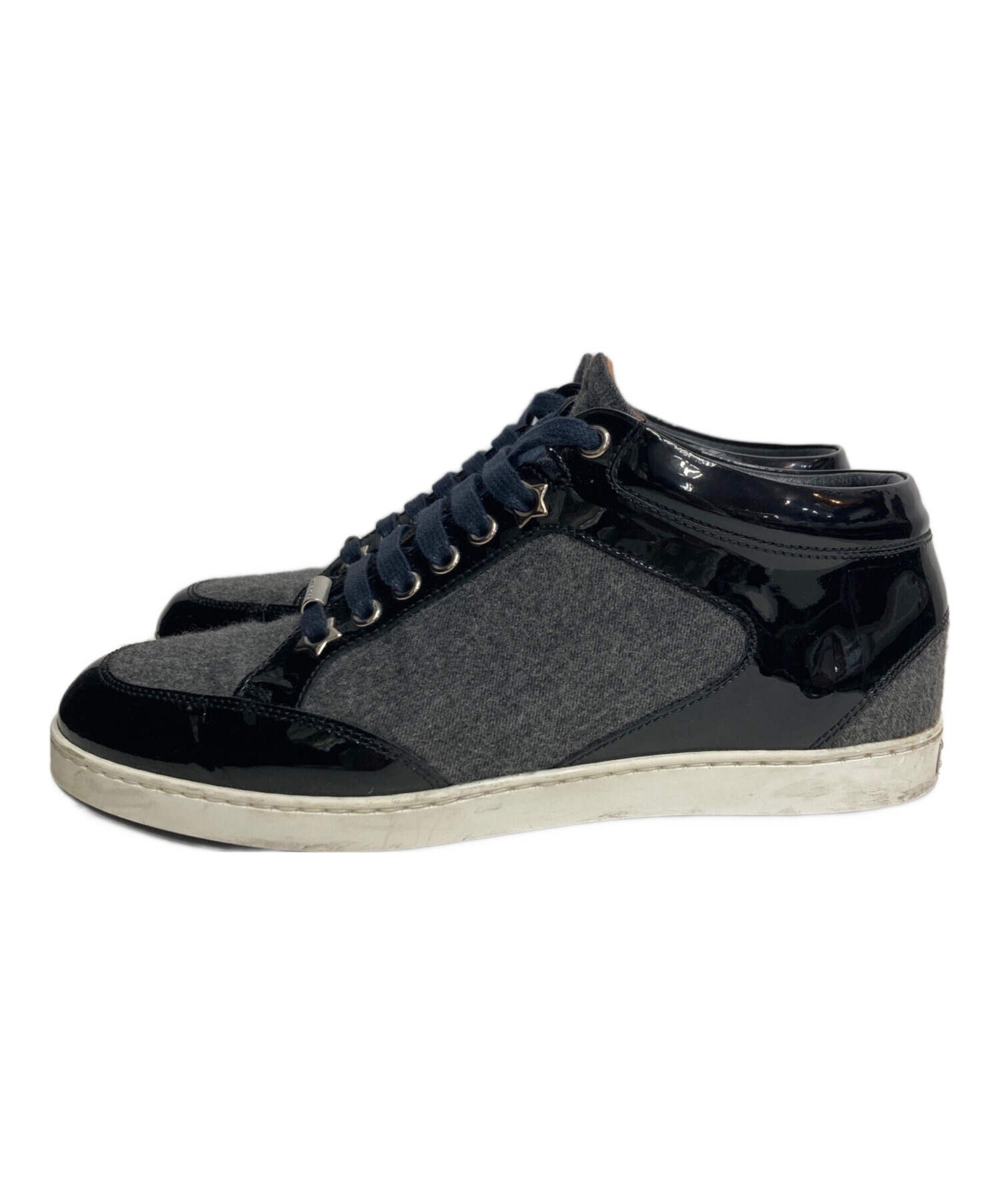 中古・古着通販】JIMMY CHOO (ジミーチュウ) ミッドカットスニーカー 
